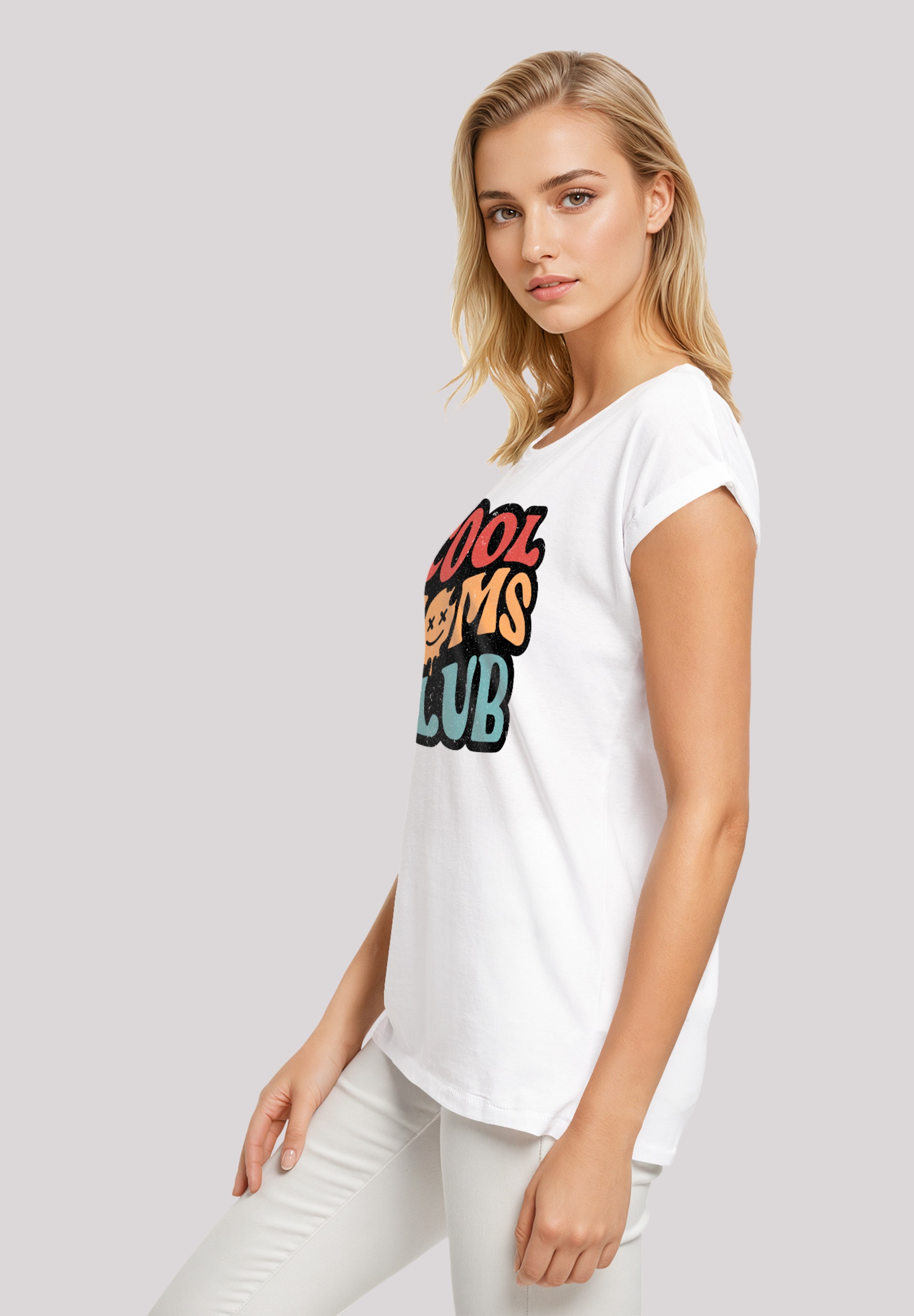 F4NT4STIC T-Shirt »Cooler Moms Club Muttertag Retro Vibe«, Premium Qualität