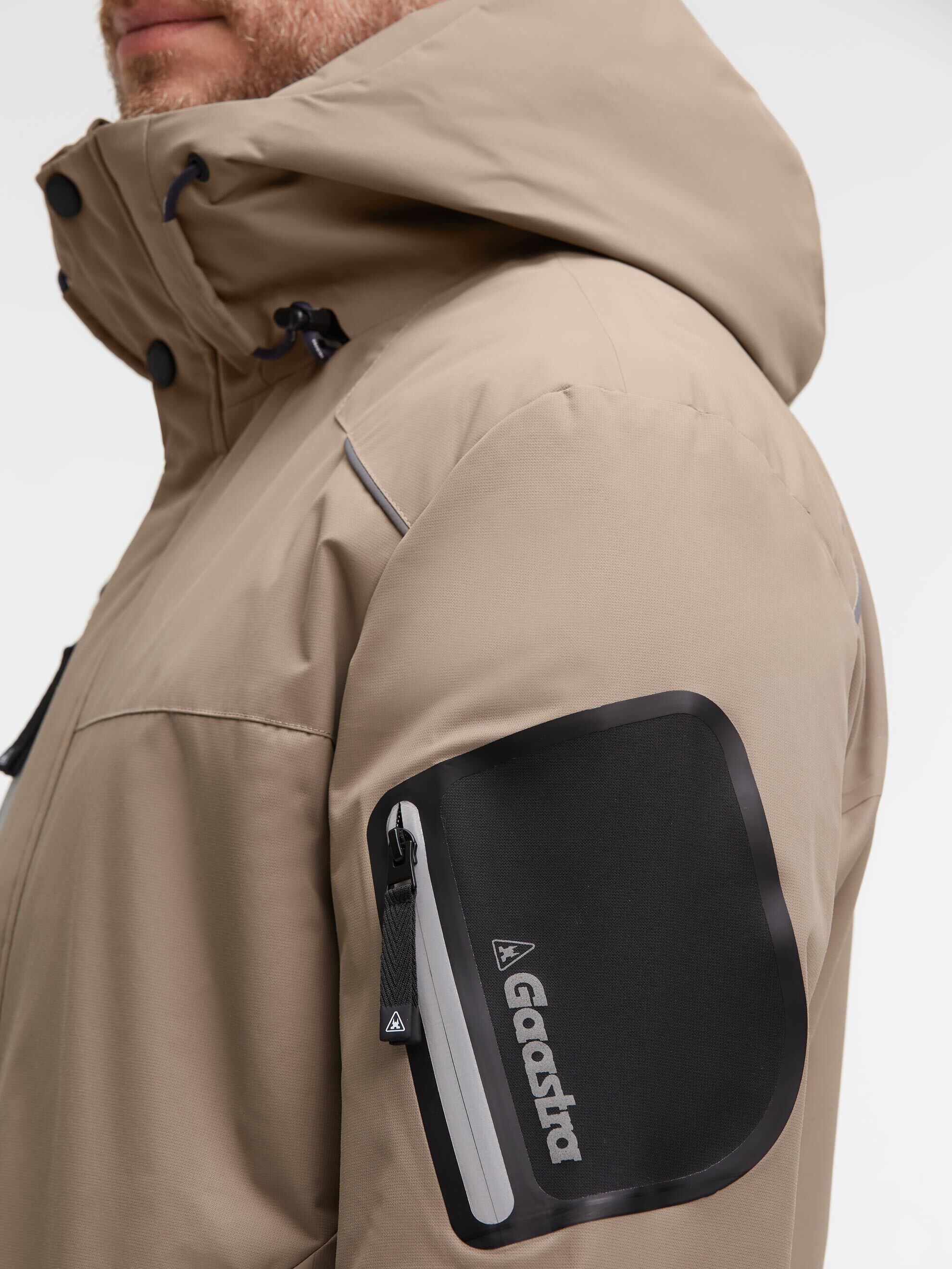 Gaastra Funktionsjacke mit Kapuze mit Ärmeltasche