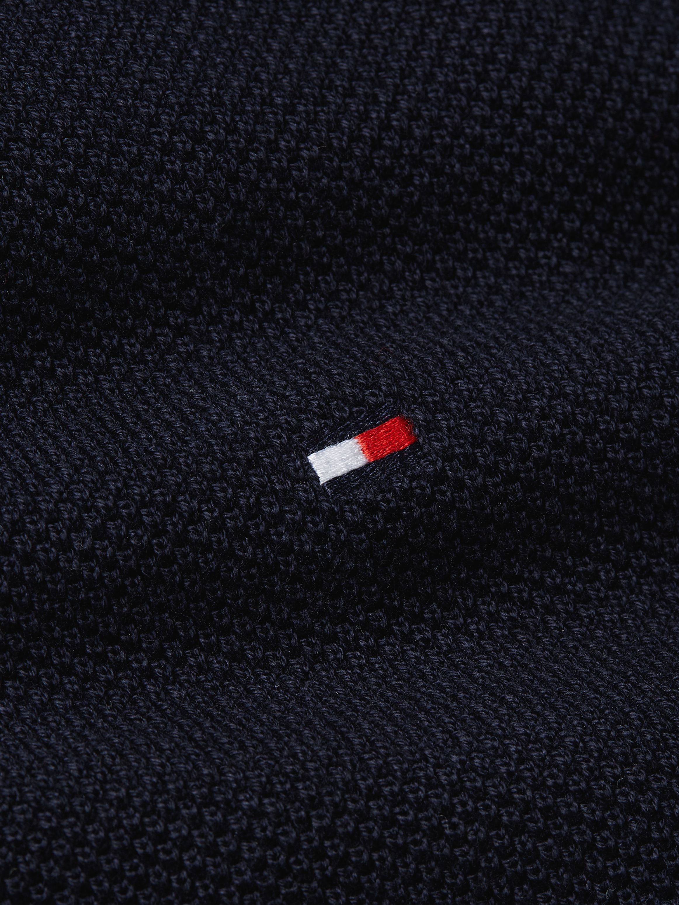 Tommy Hilfiger Rundhalspullover »ESSENTIAL STRUCTURE CREW NECK«, mit feiner Struktur