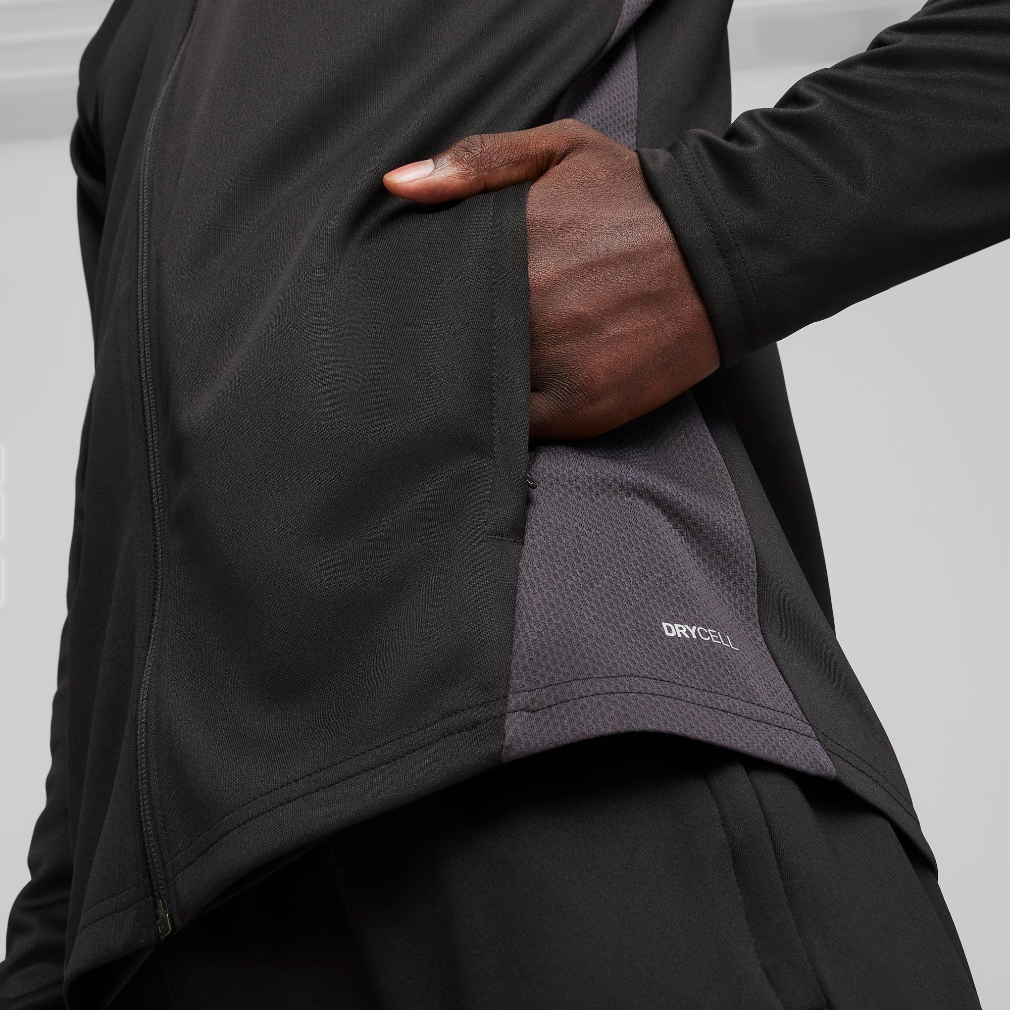 PUMA Trainingsjacke »TEAMGOAL TRAINING JACKET« ohne Kapuze sportlicher Stil, atmungsaktives Material, mit Reißverschlusstaschen