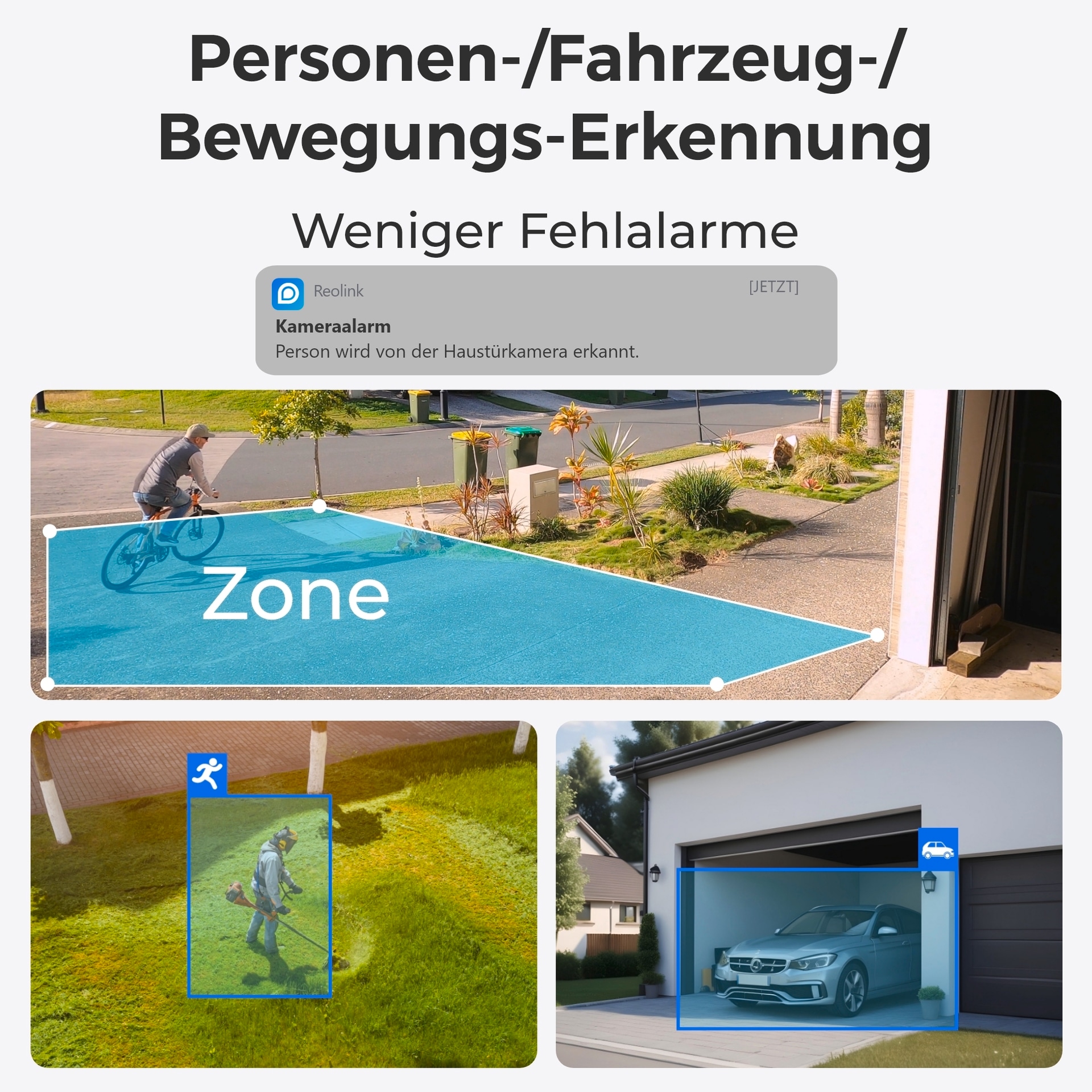 Reolink Überwachungskamera »Hub 1 + Argus Series B320 + Solarpanel«, Außenbereich