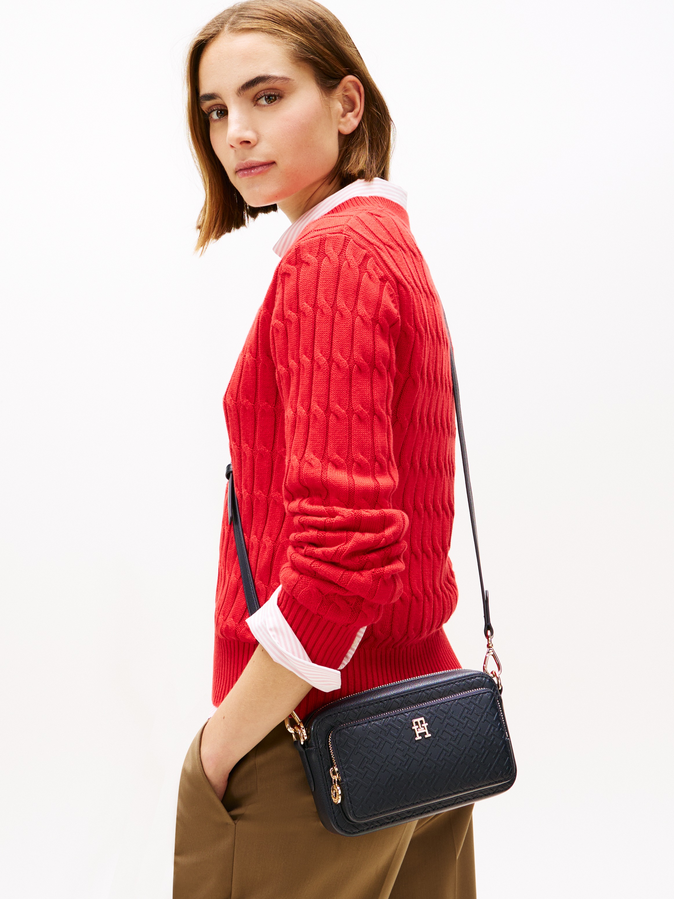 Tommy Hilfiger Umhängetasche "TH ICON CAMERA BAG MONO", Damen Schultertasch günstig online kaufen