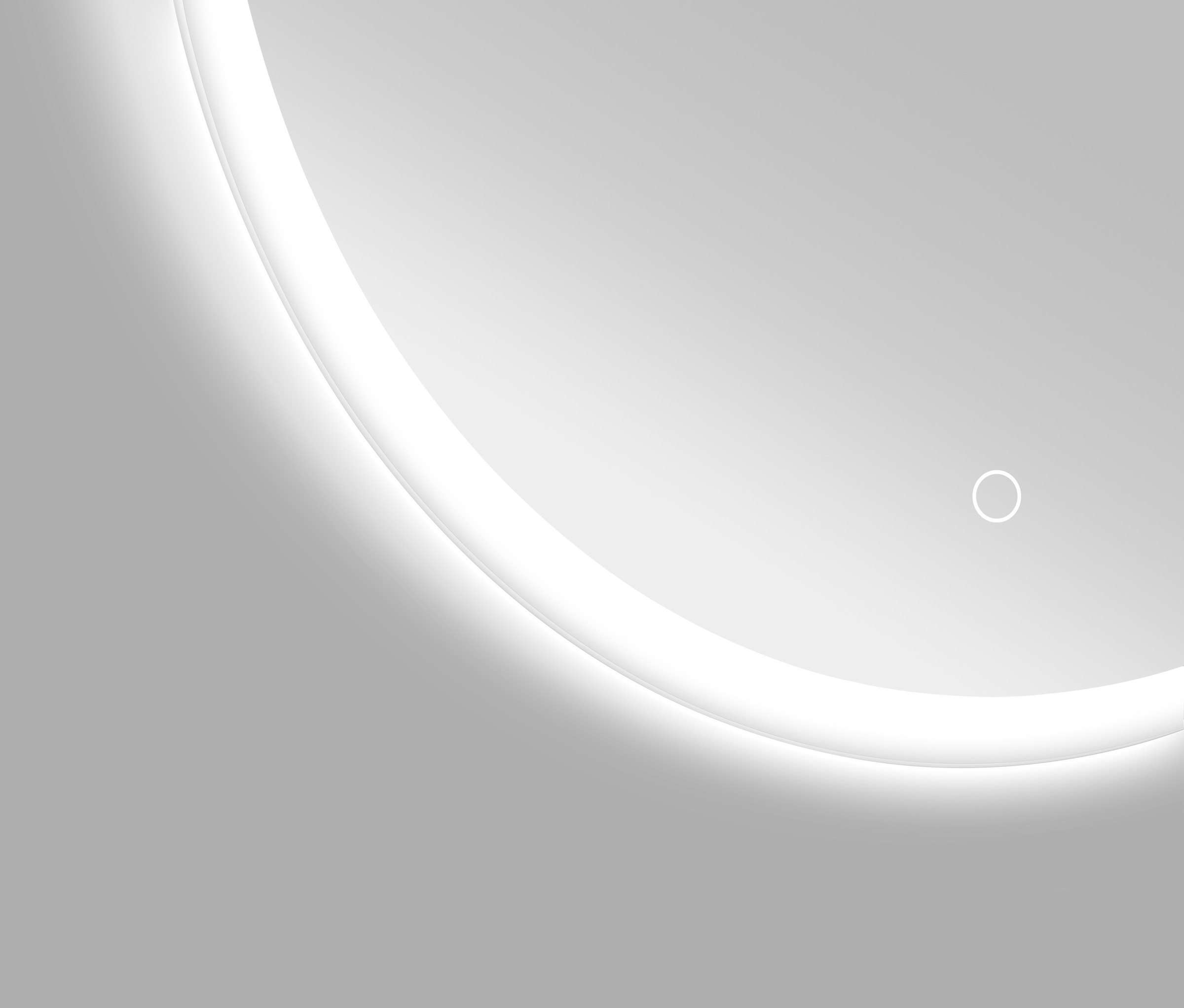 welltime LED-Lichtspiegel »Aura«, mit Lichtfarbenwechsler und Dimmschalter, in verschiedenen Größen