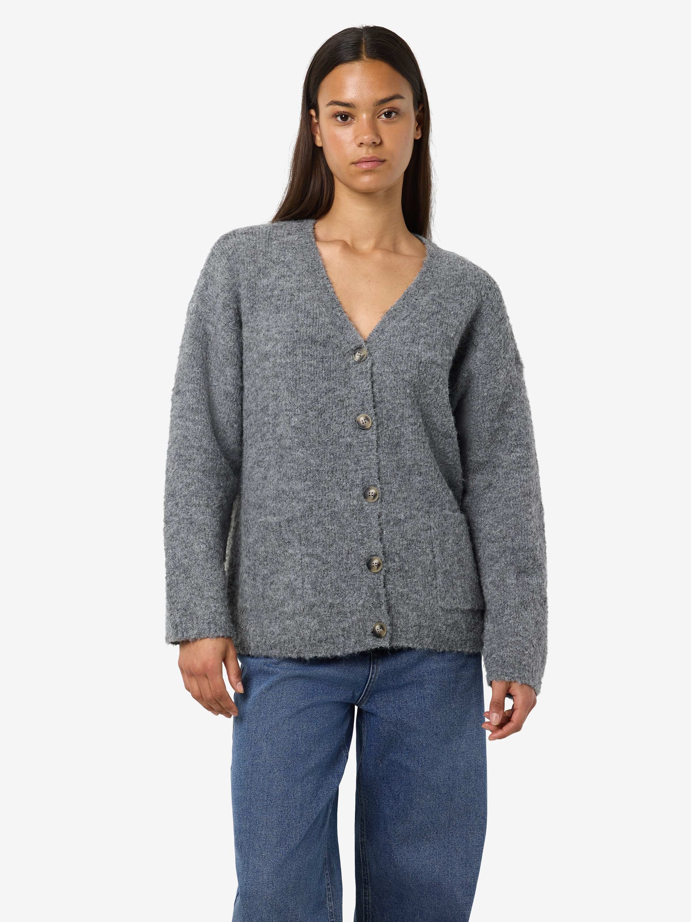 Noisy may Strickjacke "NMDOLLY L/S KNIT CARDIGAN FWD NOOS" günstig online kaufen