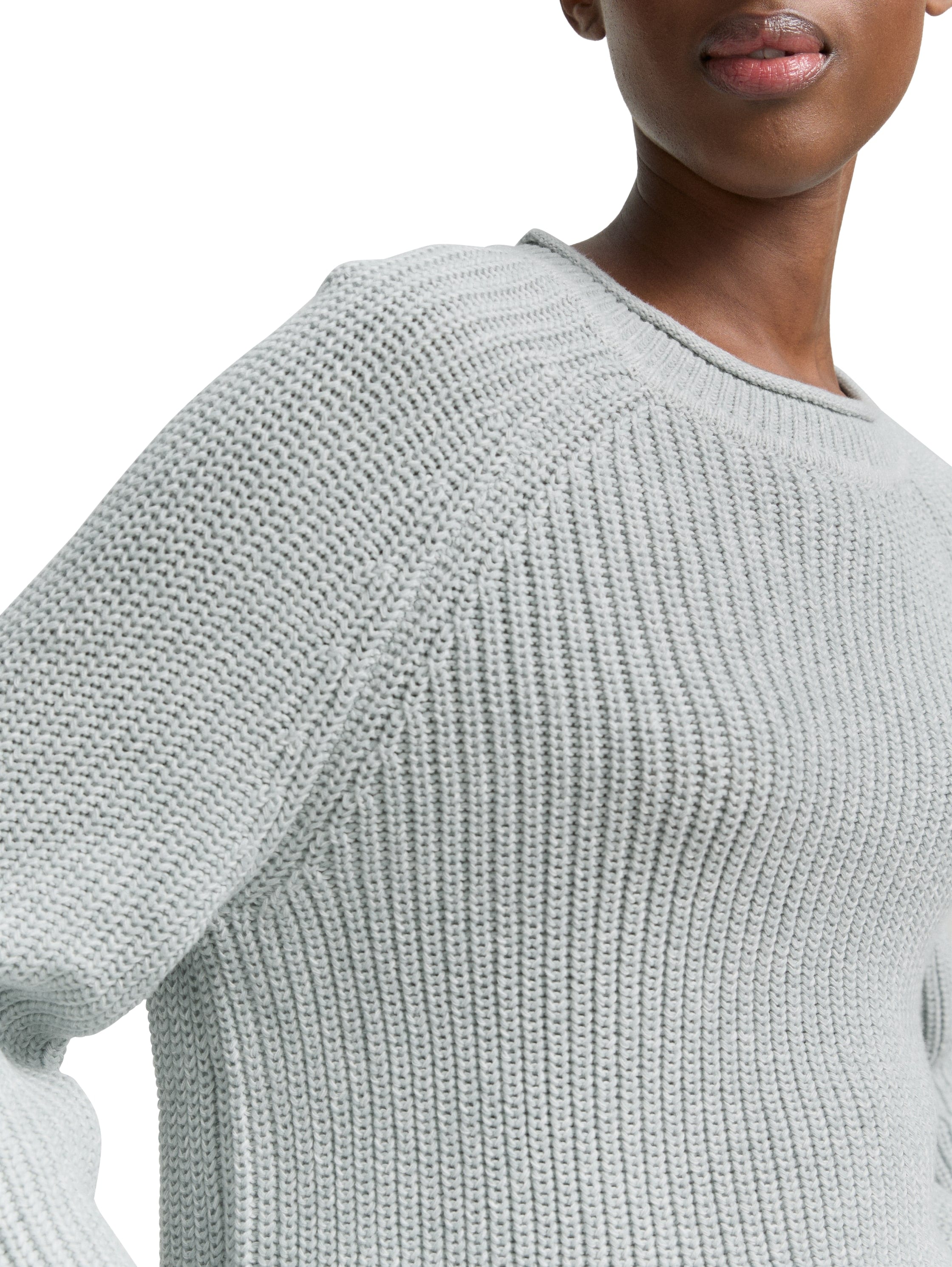 TOM TAILOR Denim Strickpullover, mit Strick-Struktur