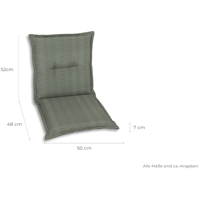 GO-DE Sesselauflage, 110x50 cm | BAUR