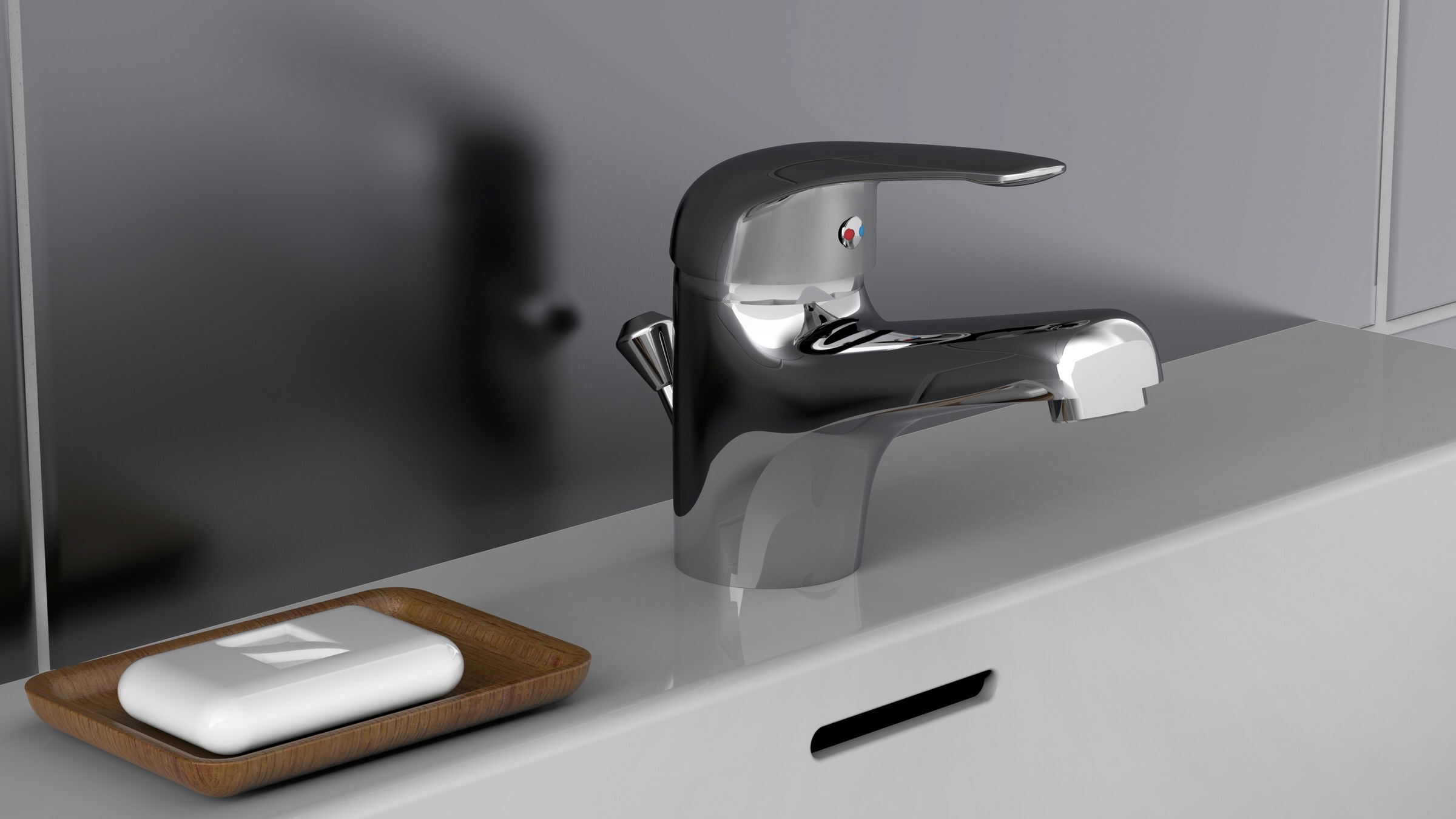 Schütte Waschtischarmatur "Magna" mit Zugstange, Ablaufgarnitur, Mischbatte günstig online kaufen