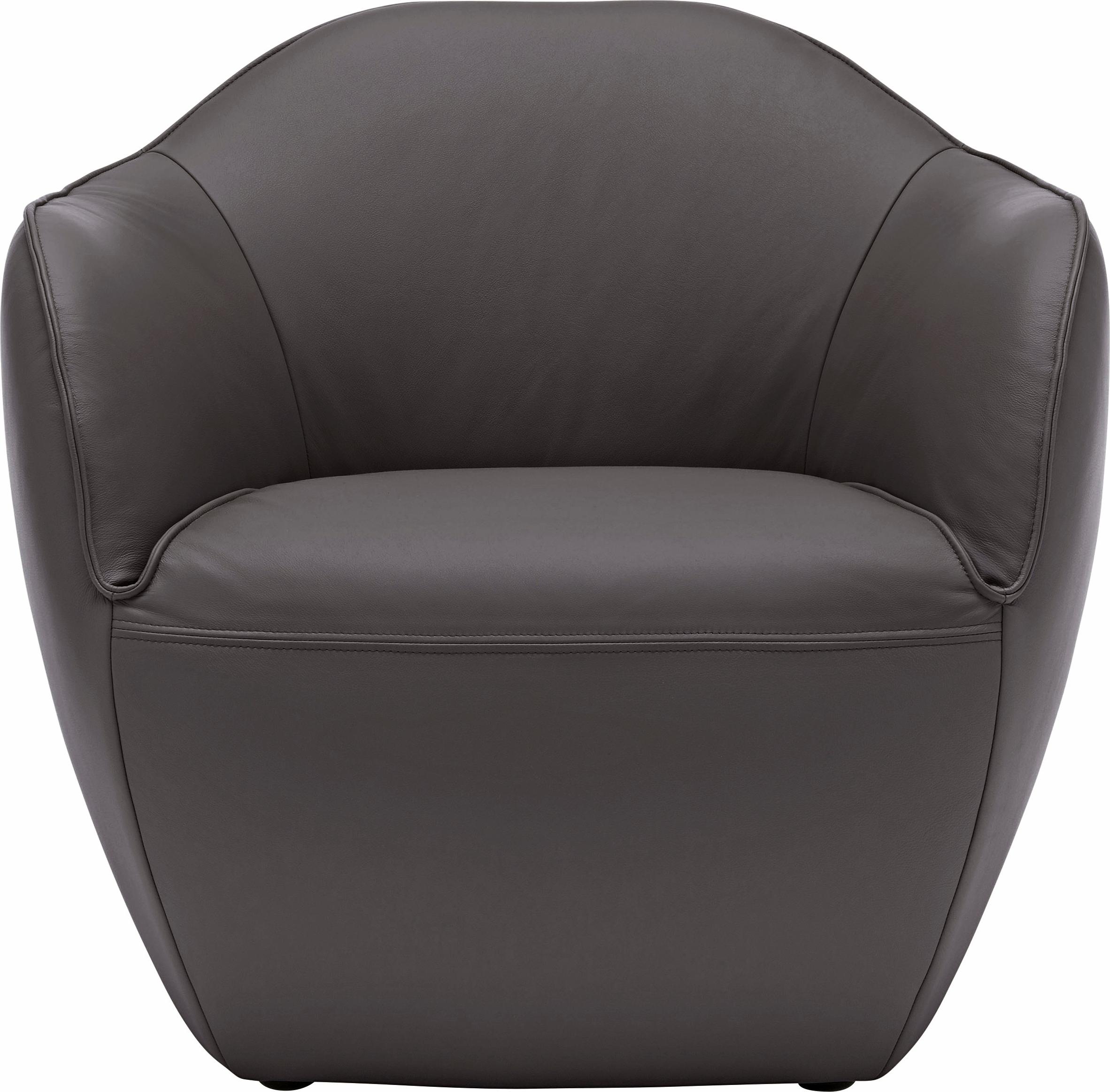 Creation BY ROLF BENZ Sessel "CR.480 Designsessel, Loungesessel, Breite 79cm" Wahlweise aus Leder oder Chenille