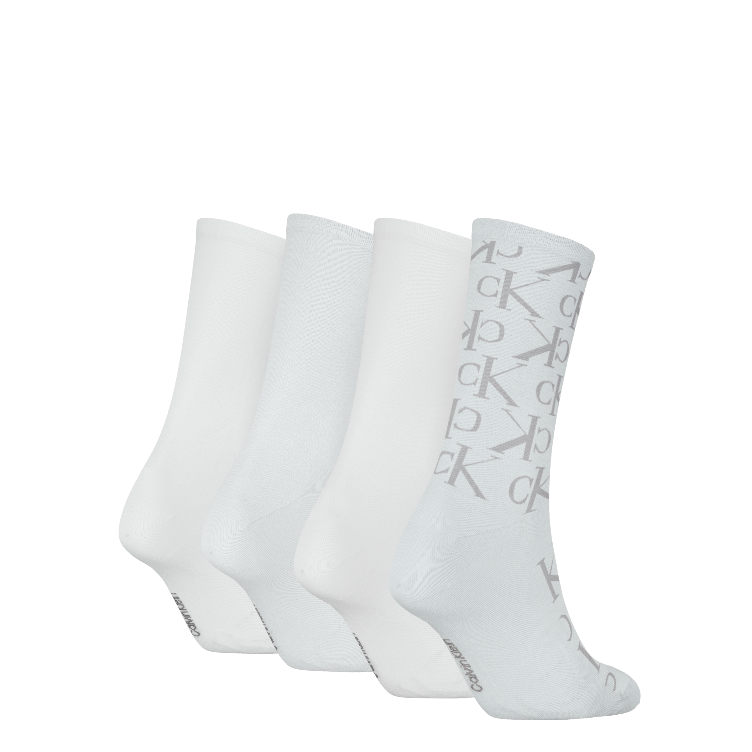 Calvin Klein Jeans Socken »CKJ WOMEN SOCK 4P HOLIDAY PACK AOP« 4er Pack, 4 Paar tlg. Logo, schmales Bündchen,