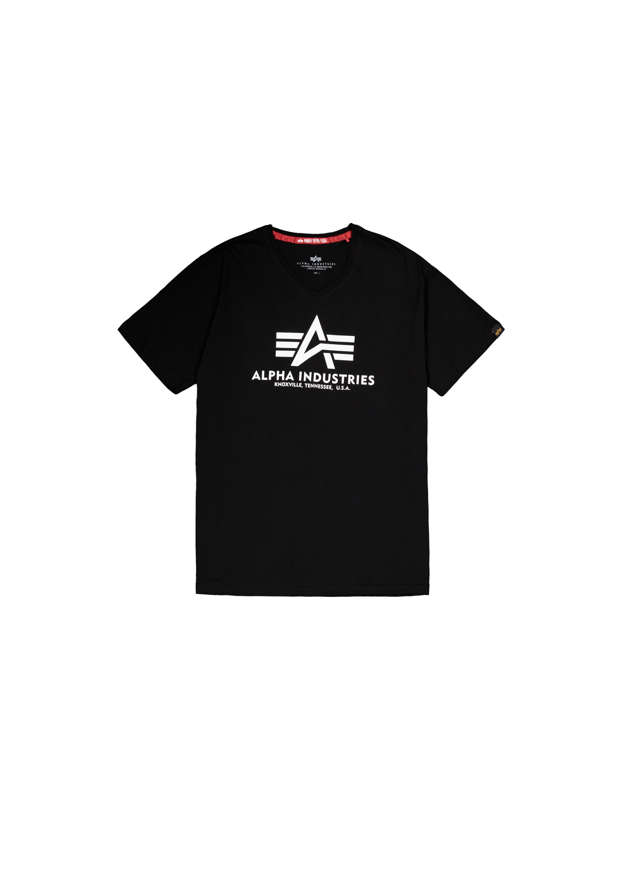 Alpha Industries T-Shirt "Alpha Industries Men - T-Shirts Basic V-Neck T" günstig online kaufen