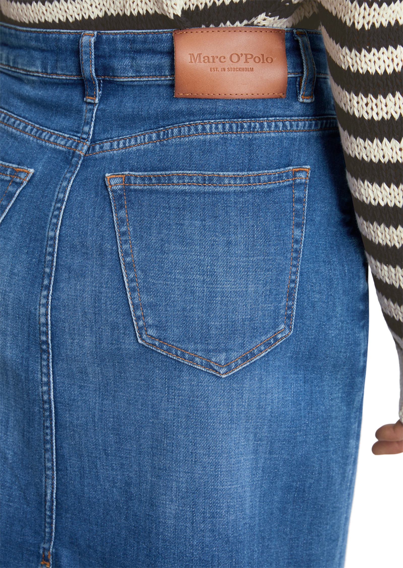 Marc O'Polo Jeansrock »aus Organic Cotton-Stretch«