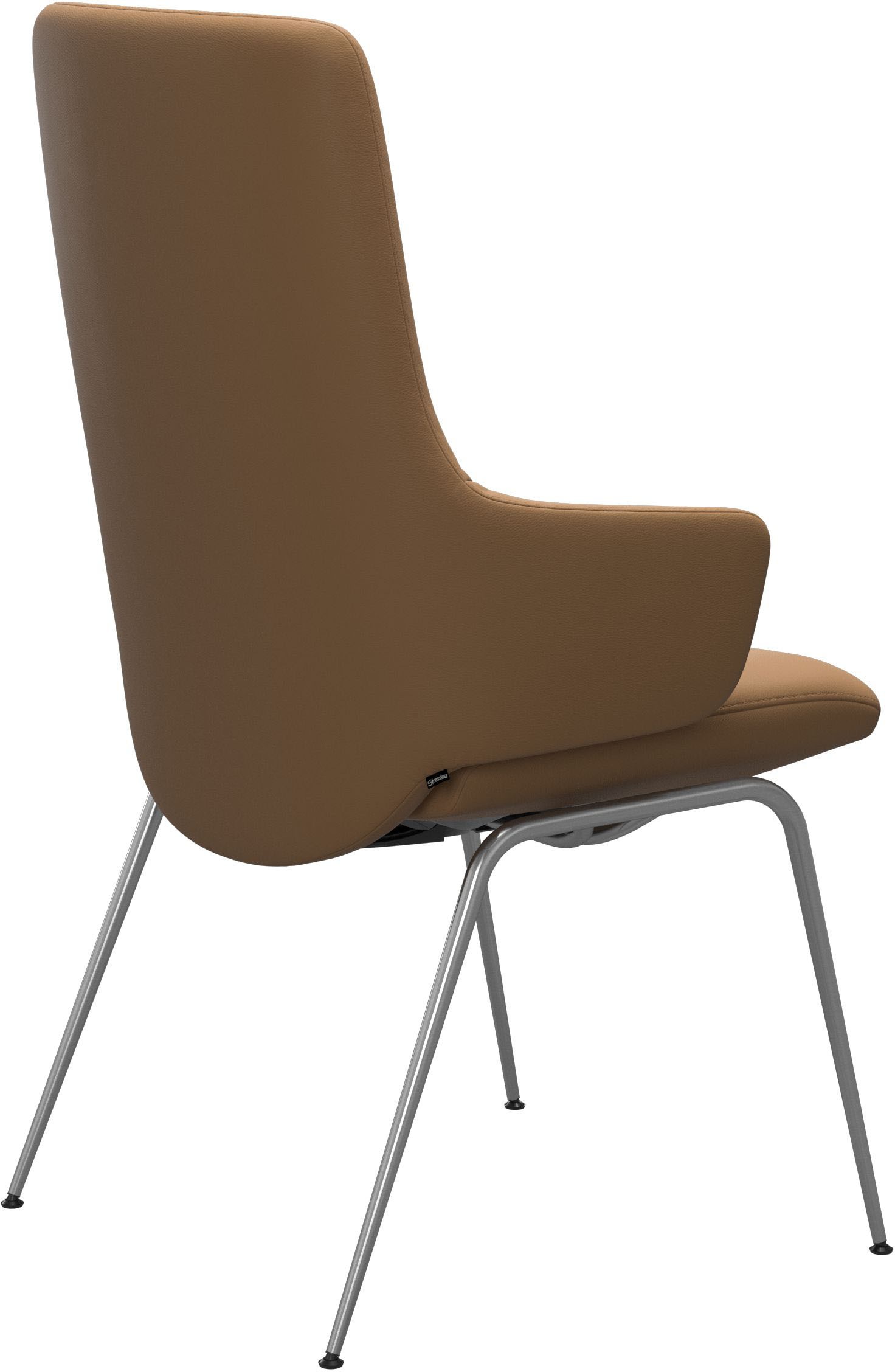 Stressless® Polsterstuhl »Laurel«, Leder PALOMA, High Back mit Armlehne, Größe L, mit Beinen aus Stahl in Schwarz matt