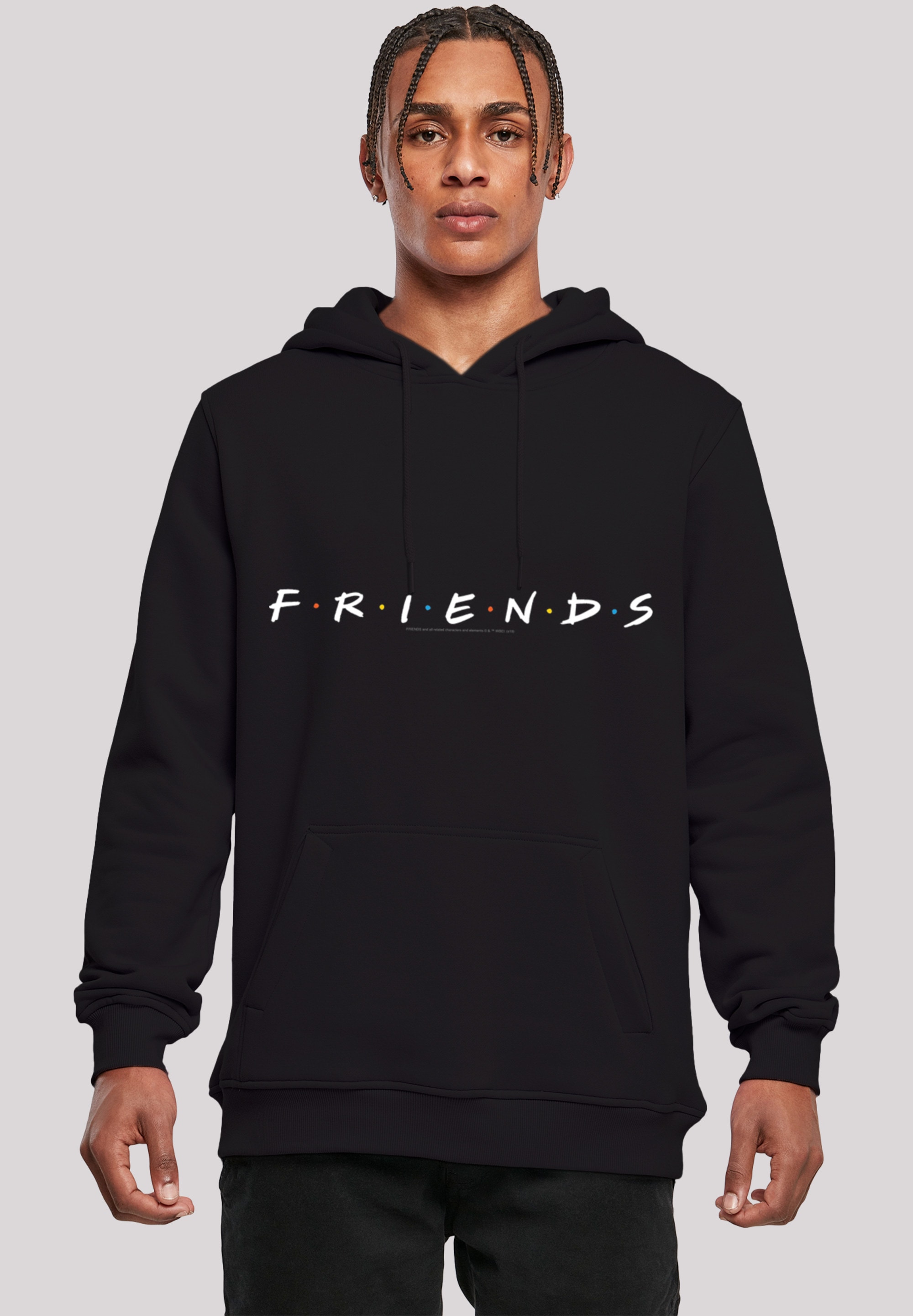 F4NT4STIC Sweatshirt »FRIENDS TV Serie Text Logo«, Herren,Premium Merch,Slim-Fit,Kapuzenpullover,Bedruckt