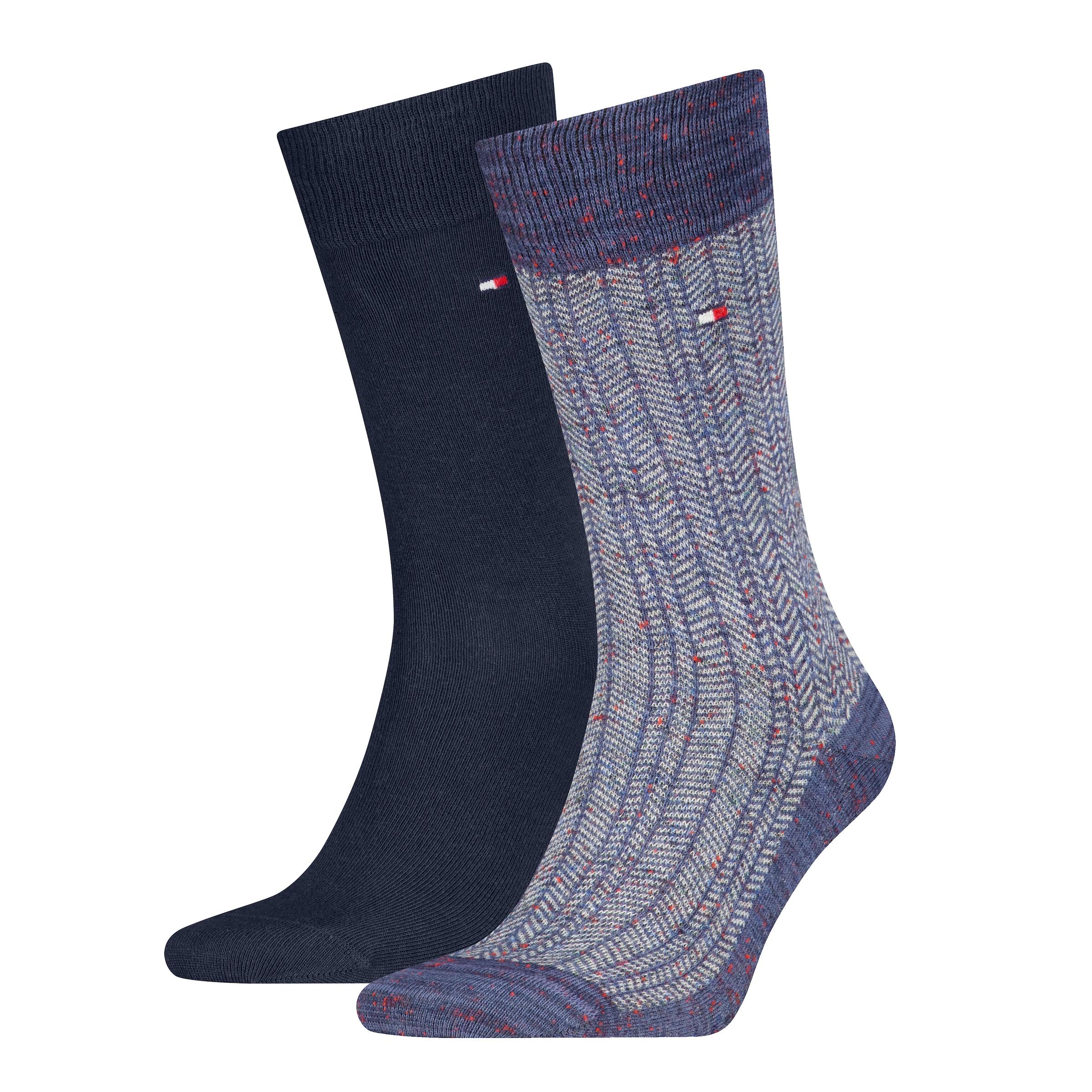 Tommy Hilfiger Socken »TH MEN SOCK 2P MOULINE NAPPY HERRINGBONE« 2 Paar, 