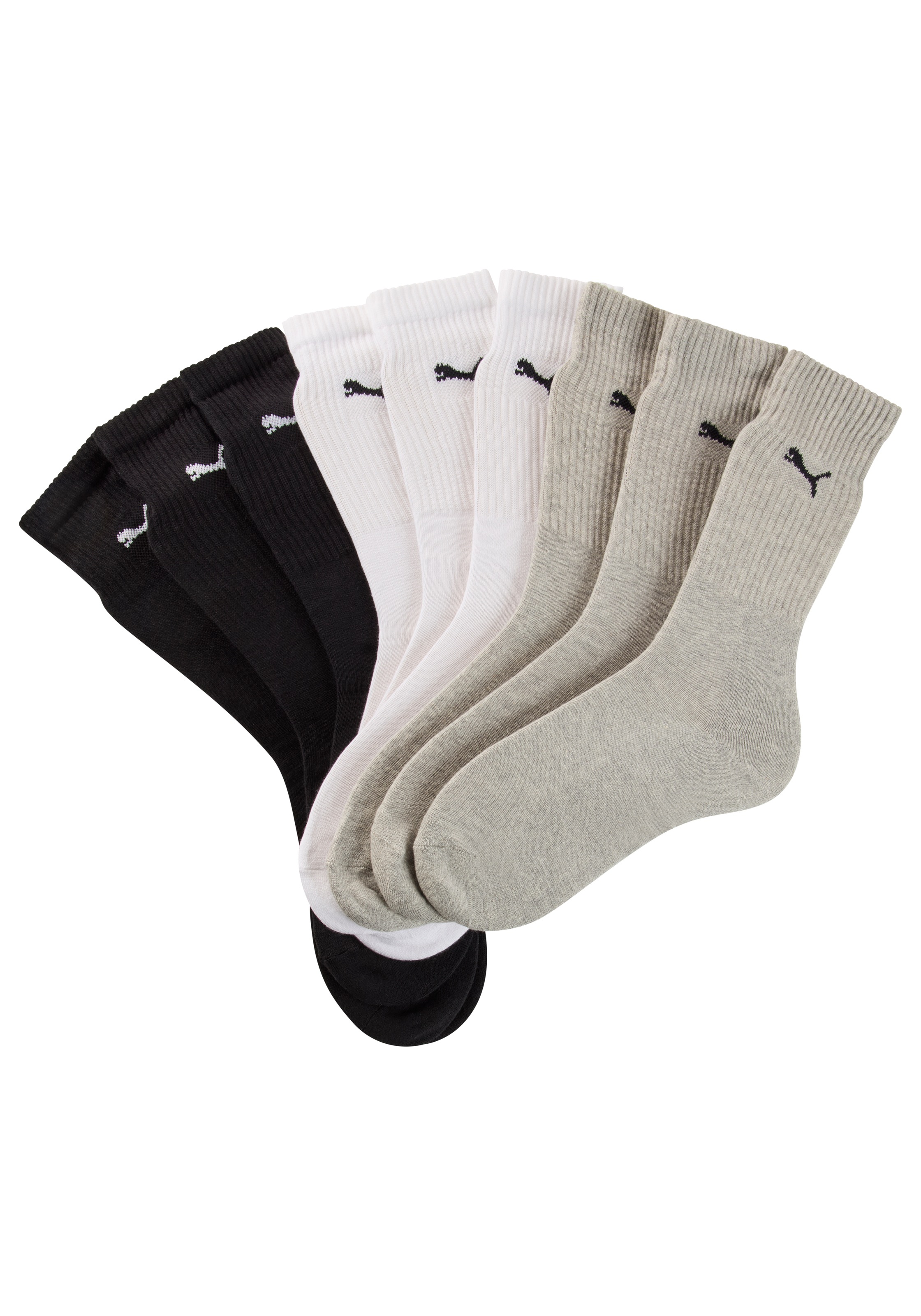 Thumbnail - PUMA Socken "PUMA CREW SOCK 9P ECOM" 9 Paar, 9 Stk. tlg. Tennissocken, atmungsaktiv, feuchtigkeitsregulierend