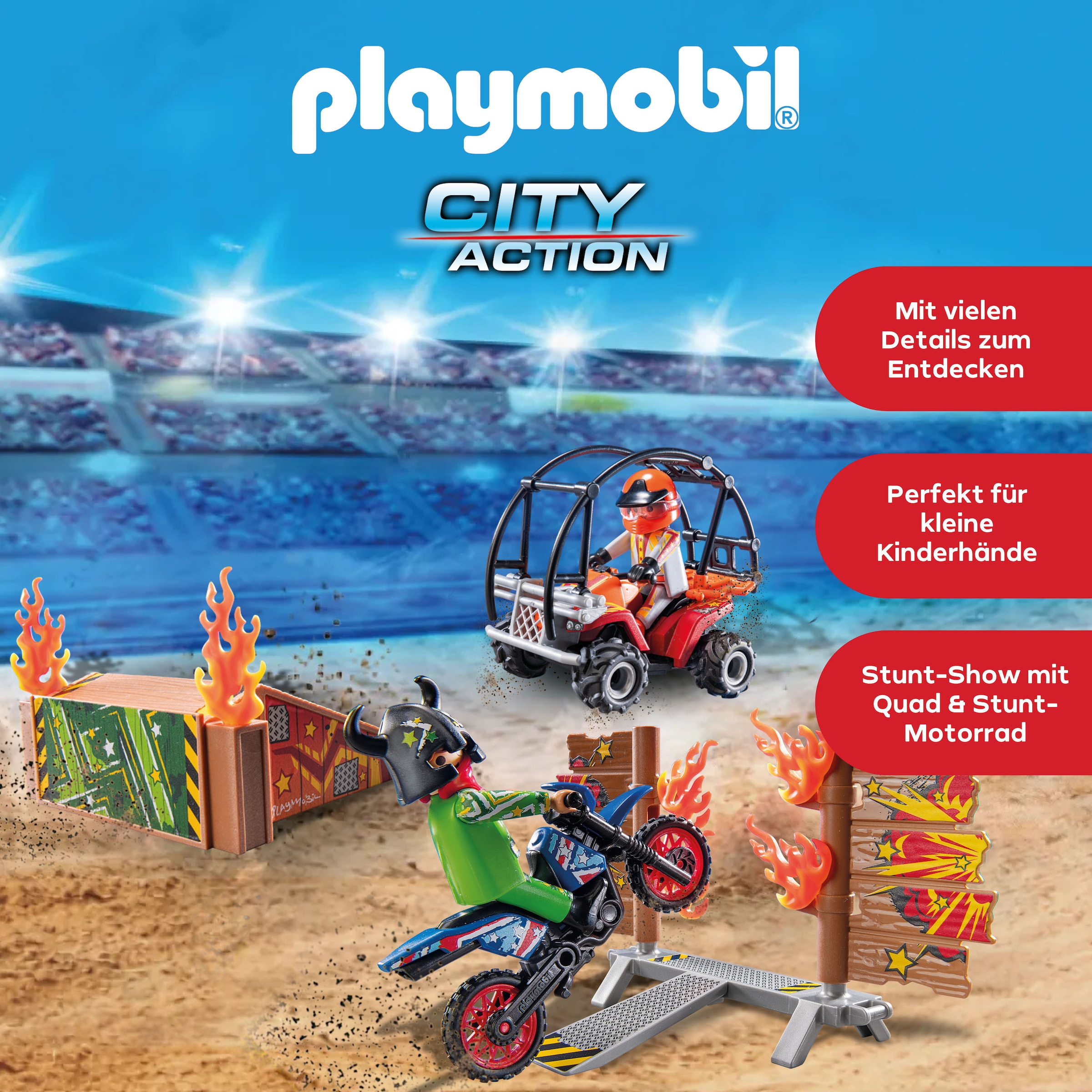 Playmobil® Konstruktions-Spielset »Stunt Show (71808), Playmobil Stunt Show«, (44 St.), Made in Europe
