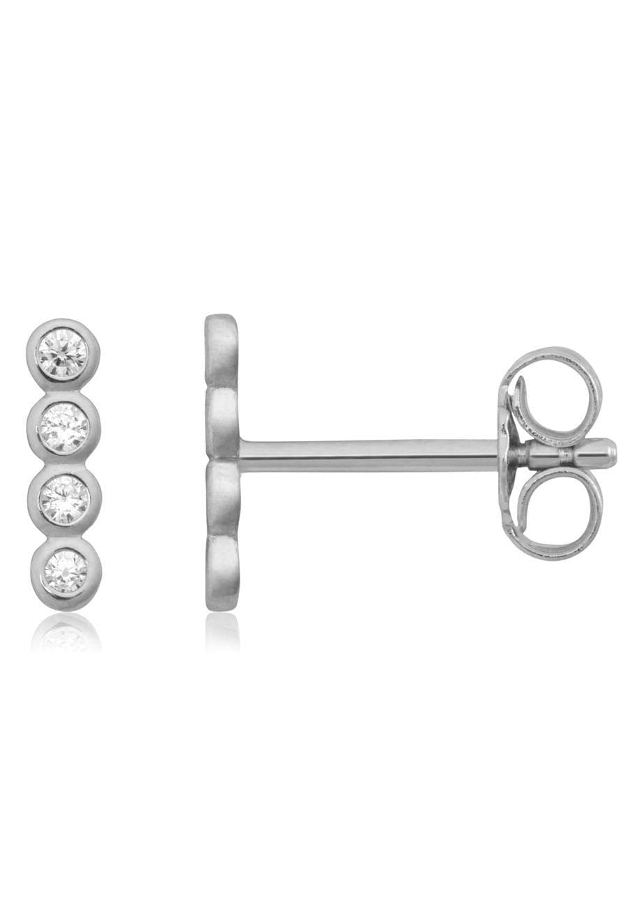 Firetti Paar Ohrstecker »Schmuck Geschenk Silber 925 Ohrschmuck Glitzer Ear  Climber«, zu Kleid, Shirt, Jeans, Sneaker! Anlass Geburtstag Weihnachten  für bestellen | BAUR