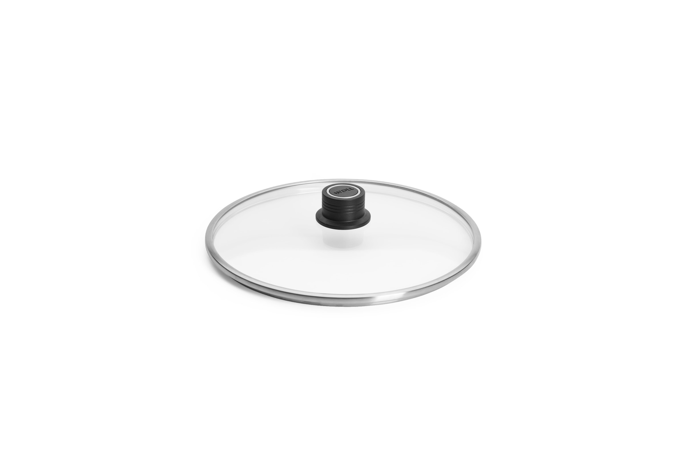 WOLL "WOLL Eco Logic Sicherheitsglasdeckel, rund" Hitzebeständig, Spülmaschinengeeignet, für Pfannen und Töpfe