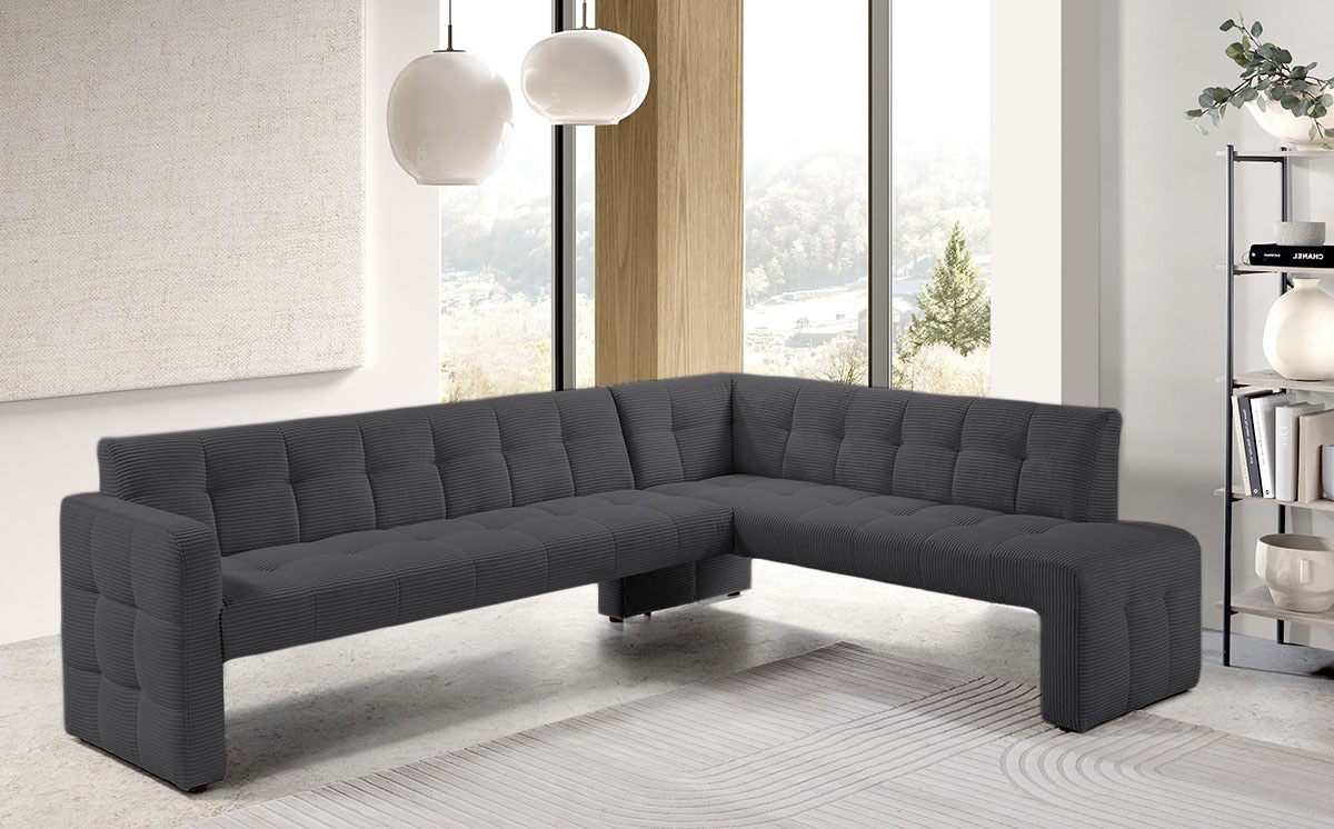 exxpo - sofa fashion Essbank »Barista, bequem und elegant, hohe Bodenfreiheit«, Eckbank Barista bequem und elegant, hochwertige Detailverarbeitung