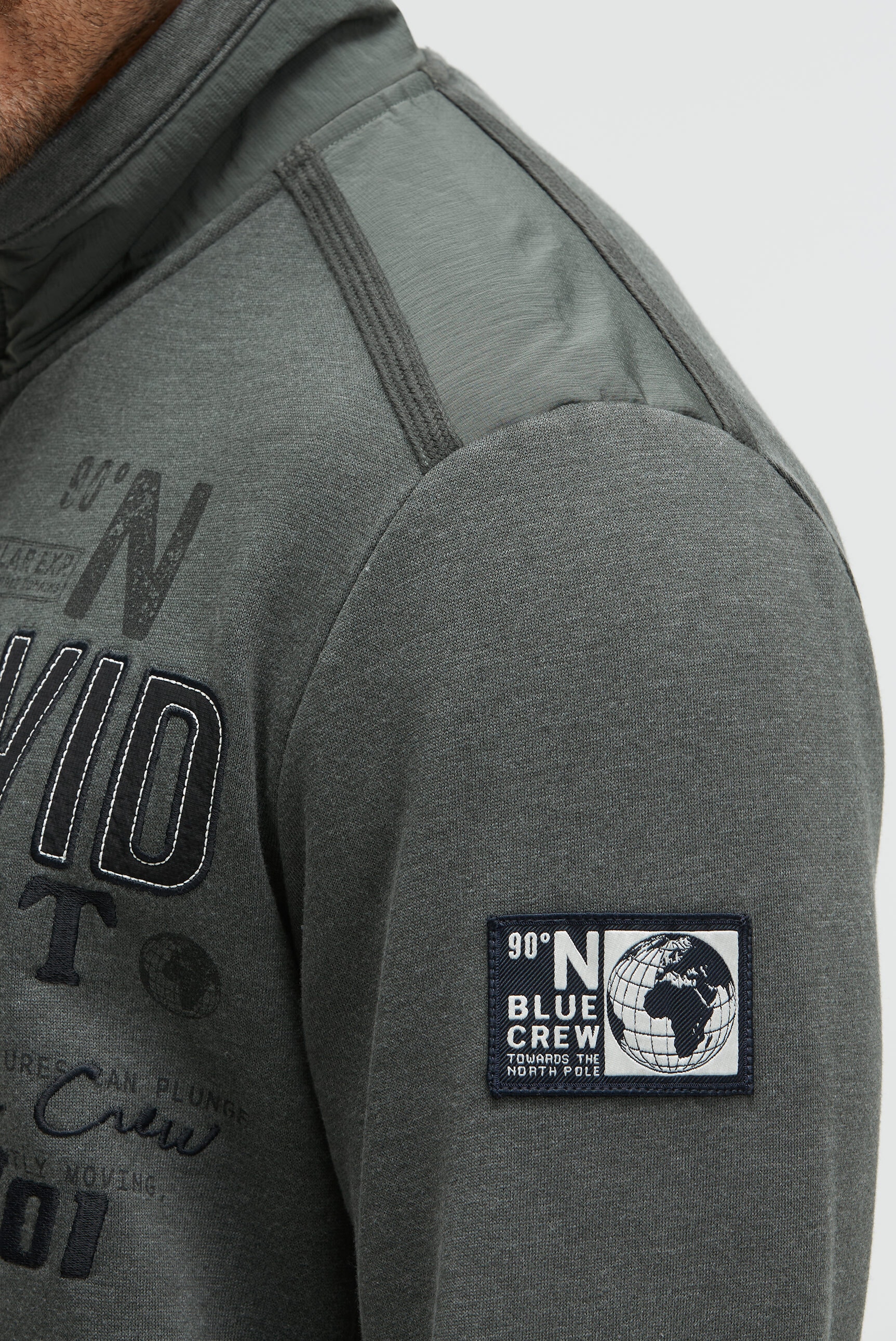 CAMP DAVID Sweatjacke, mit Reißverschlusstaschen