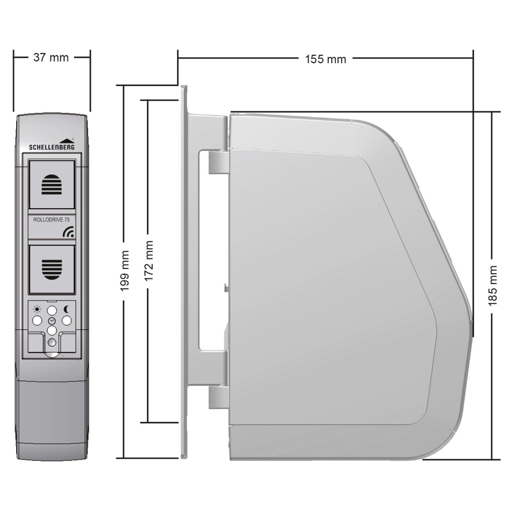 SCHELLENBERG Rollladengurt-Antrieb »Rollodrive 75 PREMIUM«