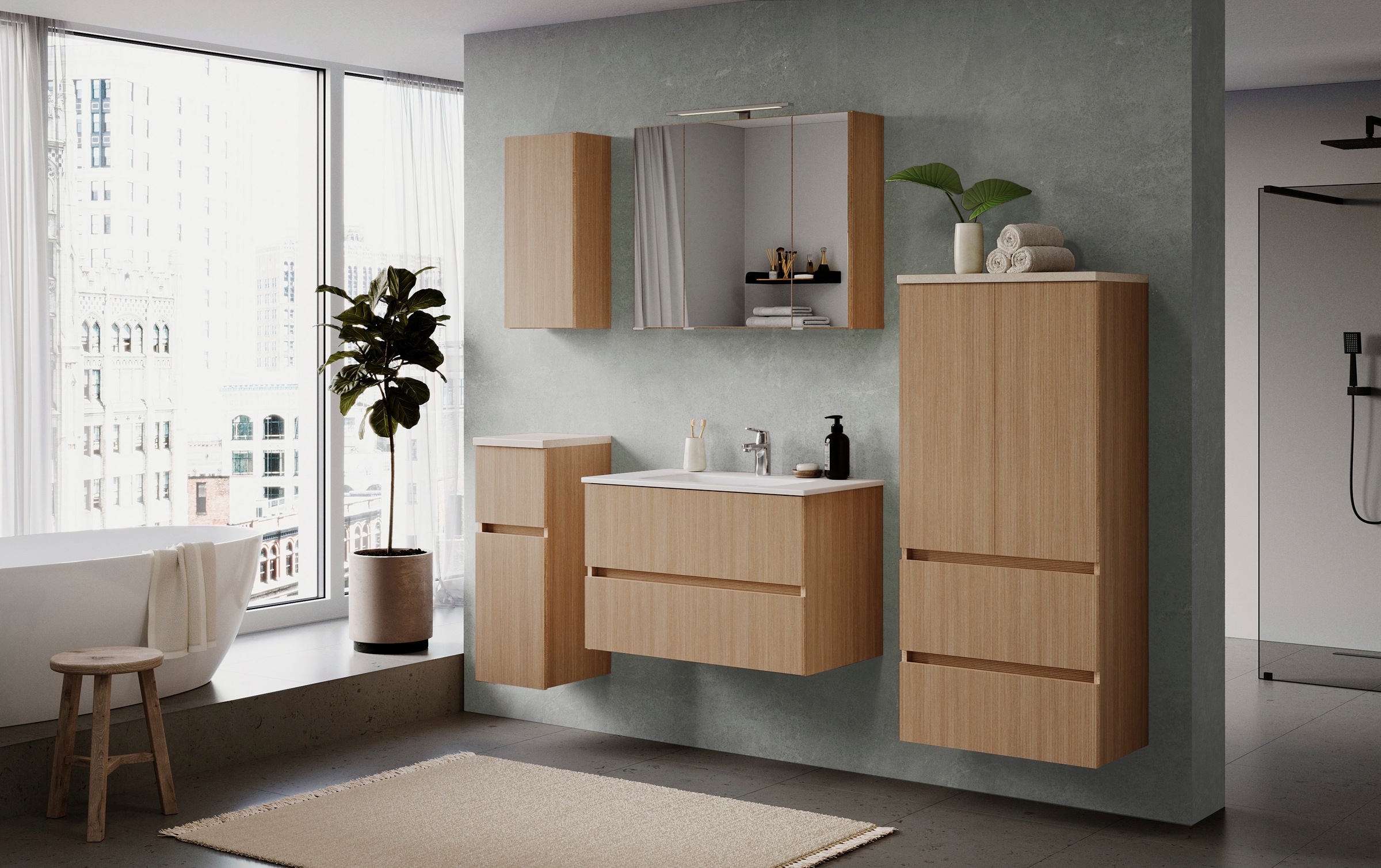 welltime Waschbeckenunterschrank