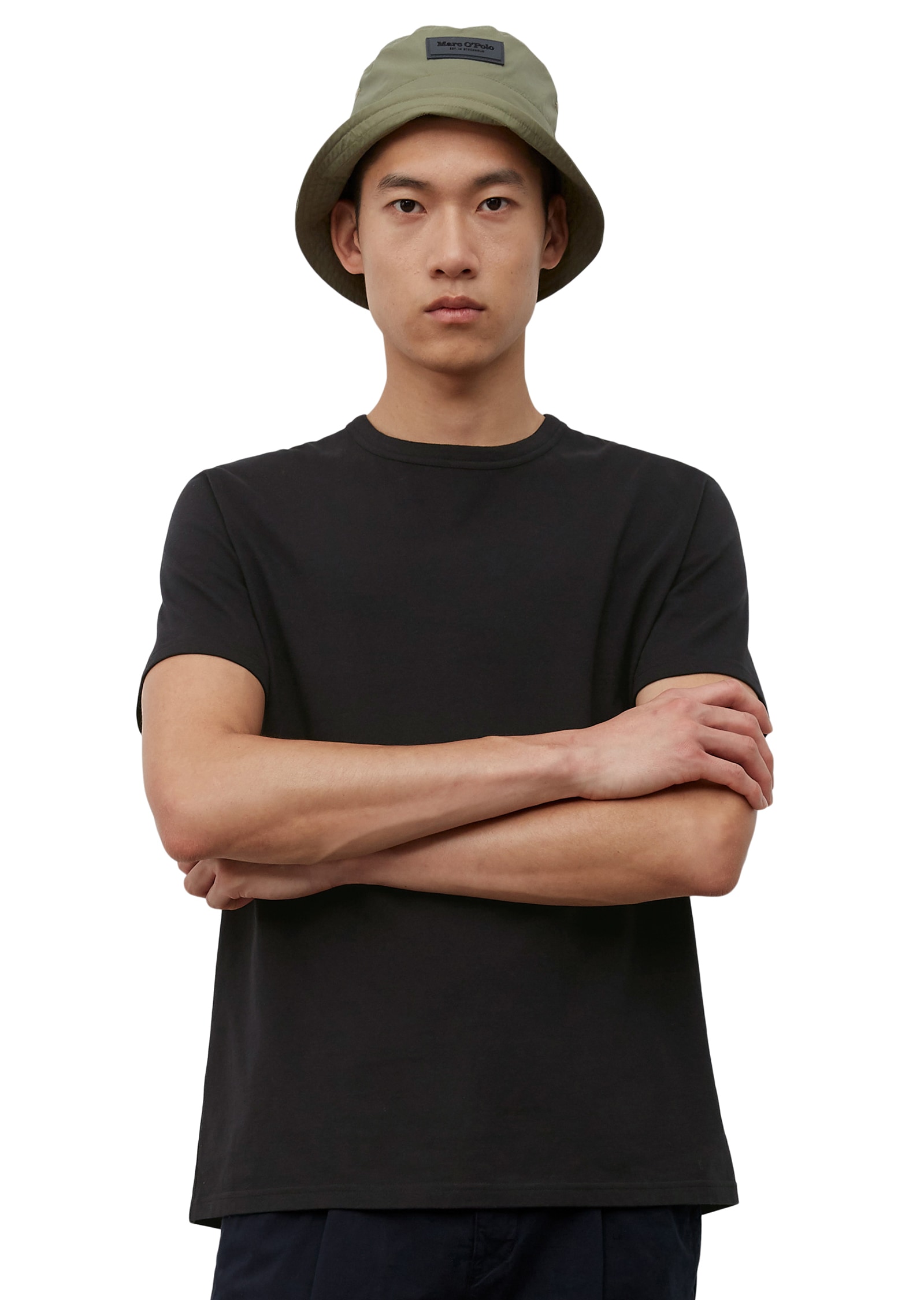 Marc OPolo T-Shirt Rundhals-T-Shirt Regular aus hochwertiger Baumwolle günstig online kaufen