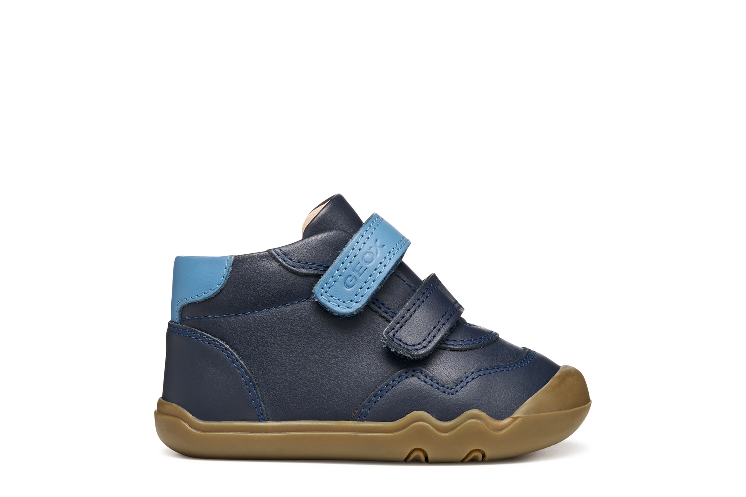 Geox Klettboot »B STEPPIEUP BOY«, Barfußschuh, Freizeitschuh mit Klettverschluss