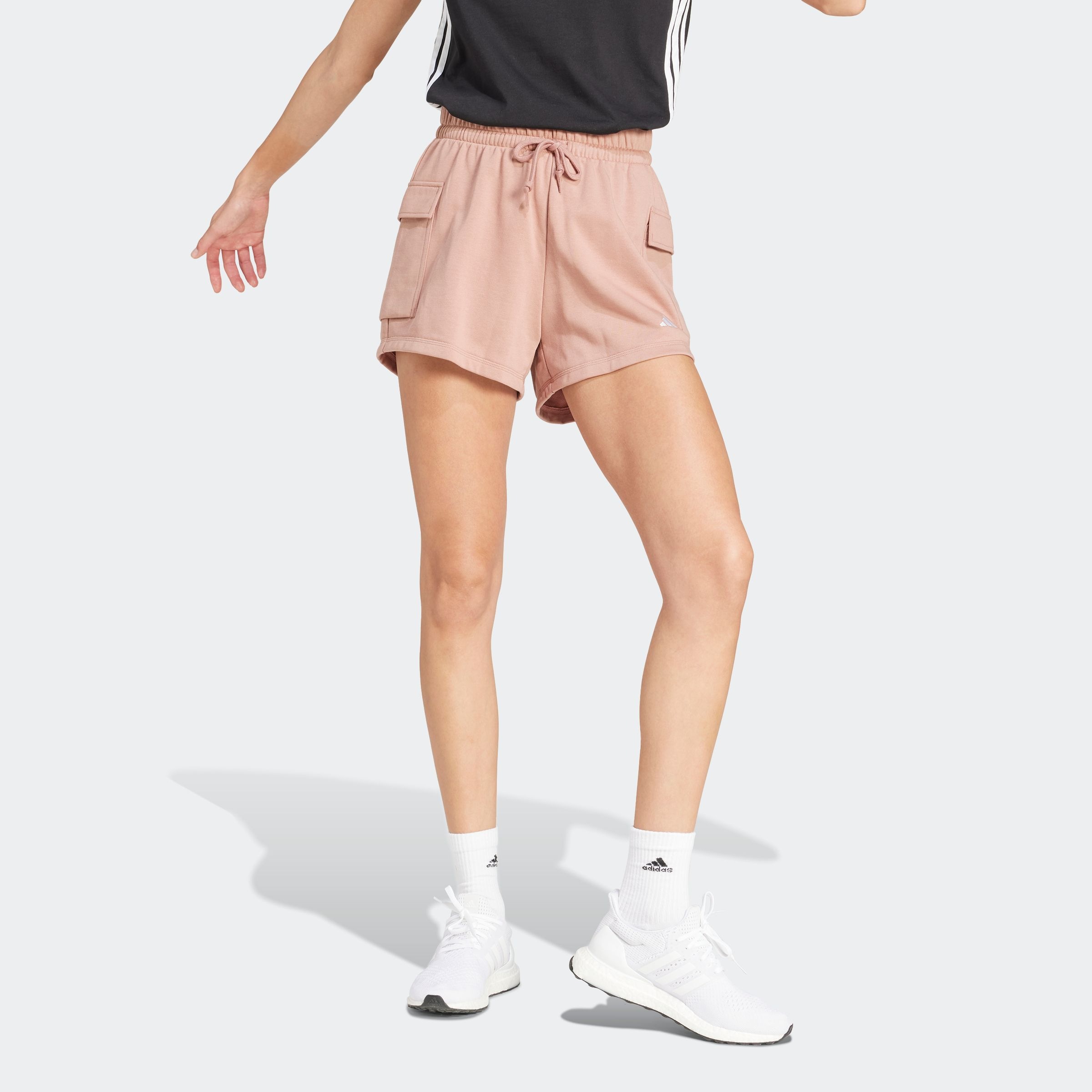 adidas Sportswear Shorts "W SL FT SHO" lockere Passform, mit Kordelverschlu günstig online kaufen