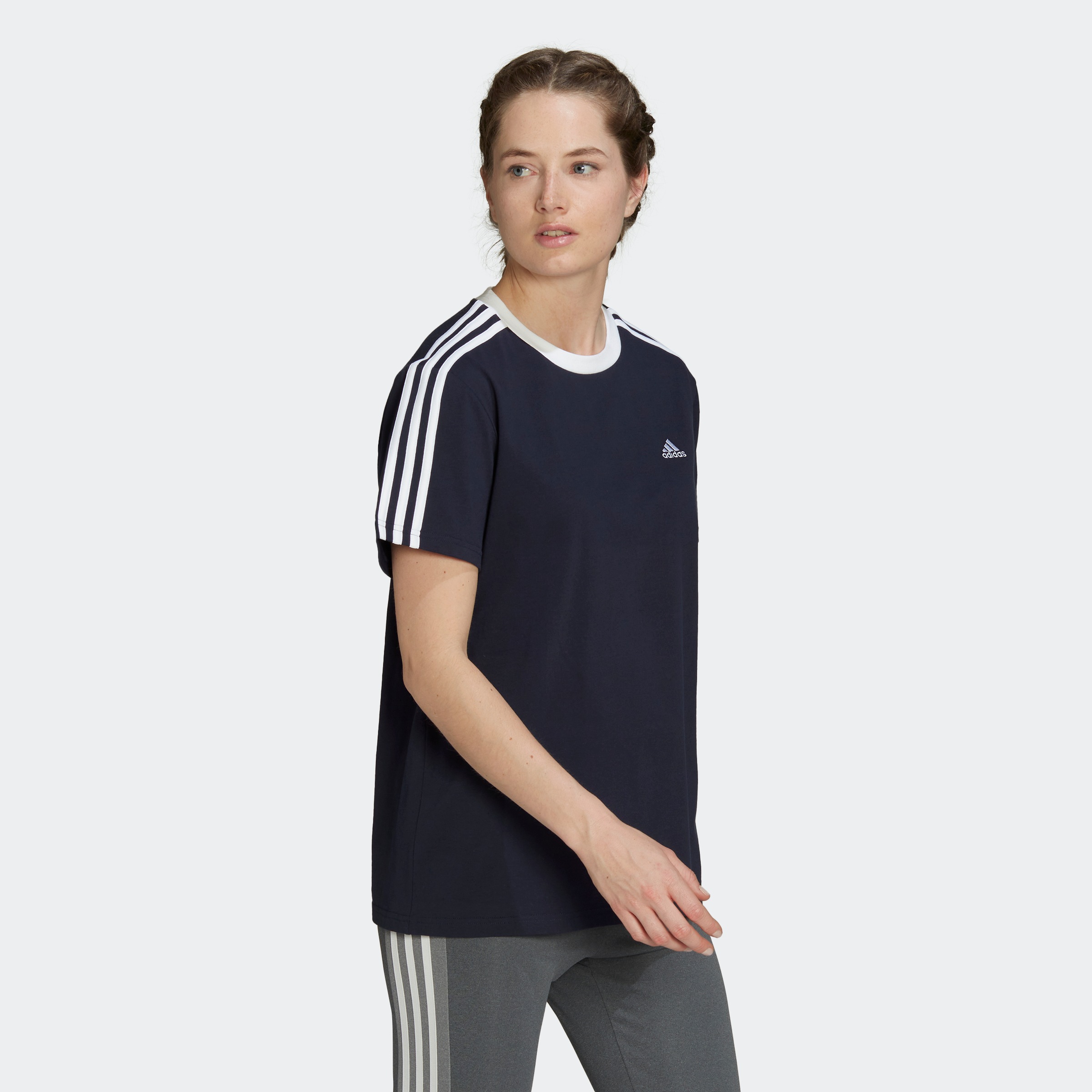 adidas Sportswear T-Shirt "ESSENTIALS 3-STREIFEN" günstig online kaufen