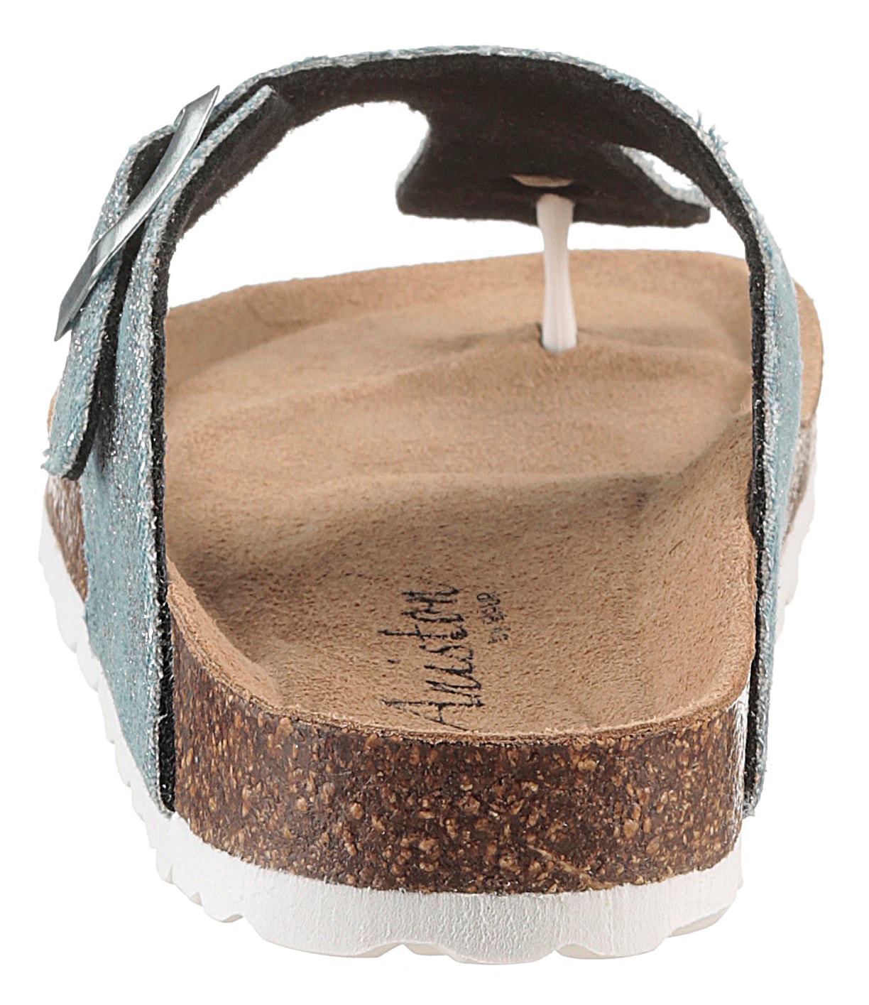 Aniston SHOES Zehentrenner, Strandschuh, Sommerschuh, Urlaubschuh, Metallic - NEUE KOLLEKTION