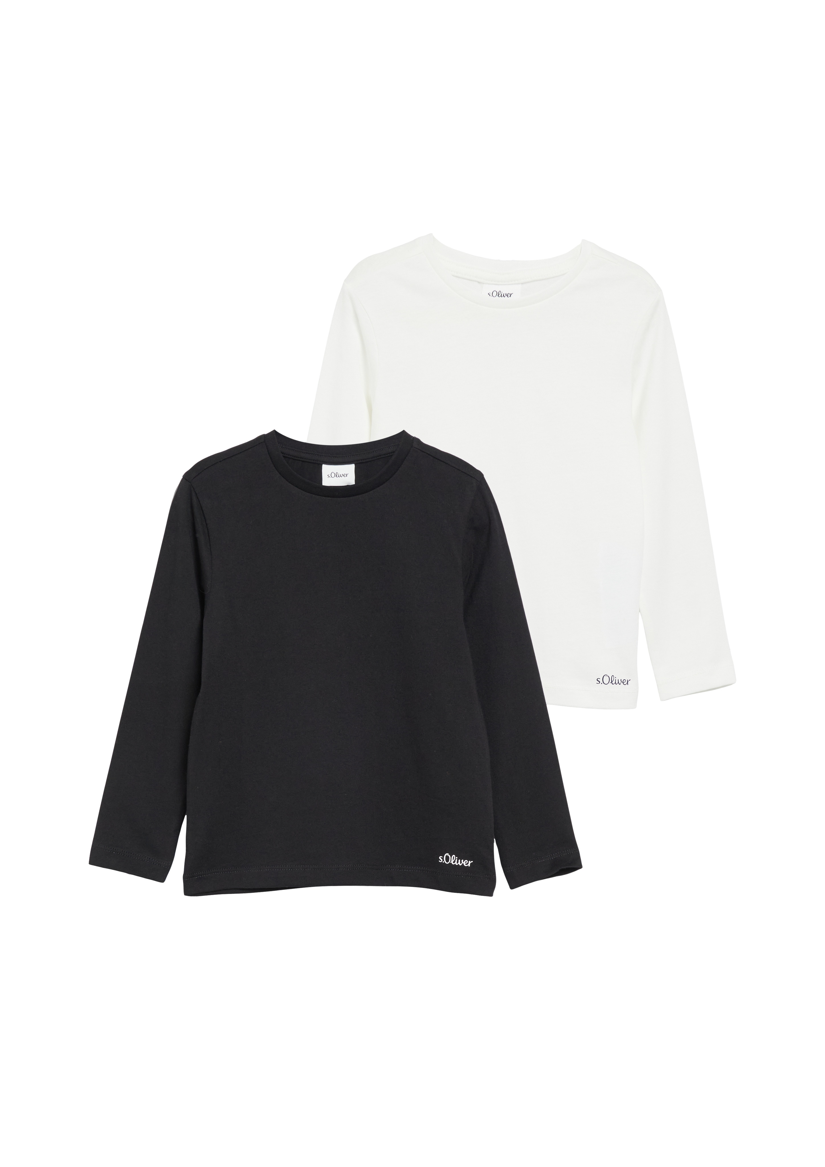 s.Oliver Junior Langarmshirt 2 2er Pack Shirt / für Boys / Rundhals