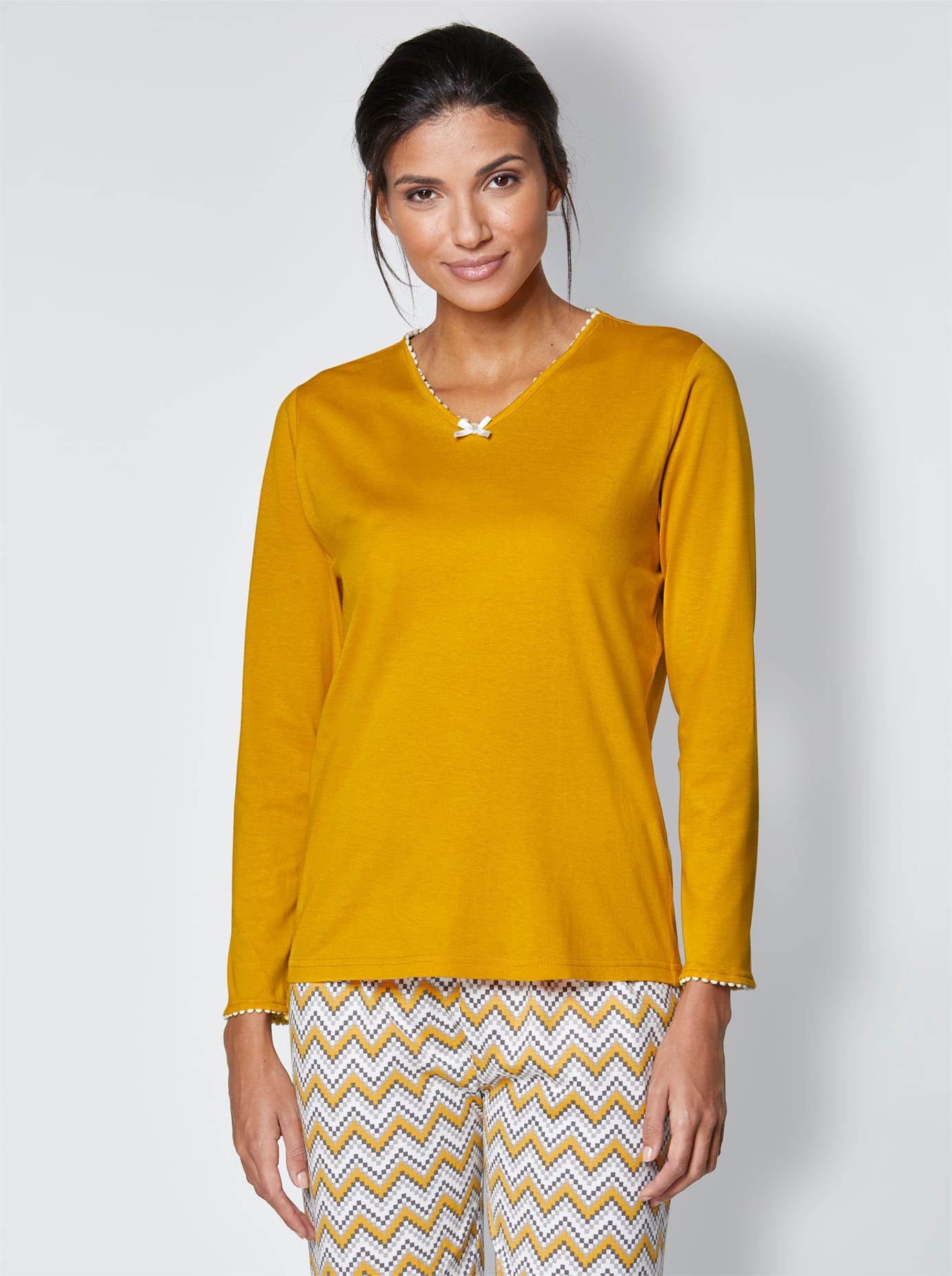 wäschepur Pyjamaoberteil "Schlafanzug-Shirt", 1 Stk. günstig online kaufen