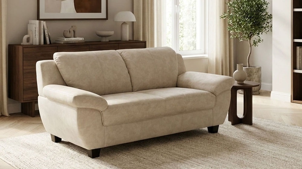 OTTO home 2-Sitzer "Sillkeborg 161 cm, formschönes Sofa mit dunklen Füßen" aus haustierfreundlichem Pet Friendly Bezug