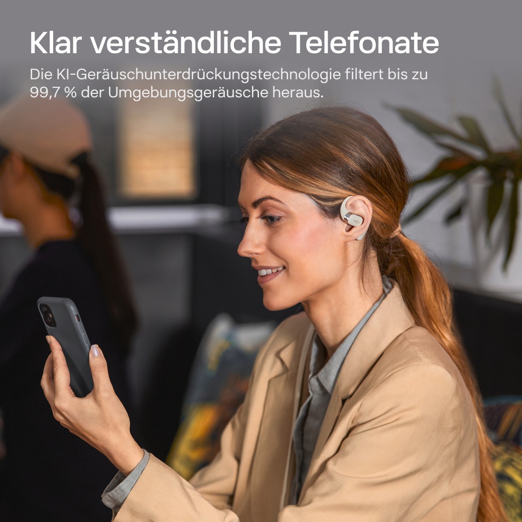 Shokz Open-Ear-Kopfhörer »OpenFit + Case«