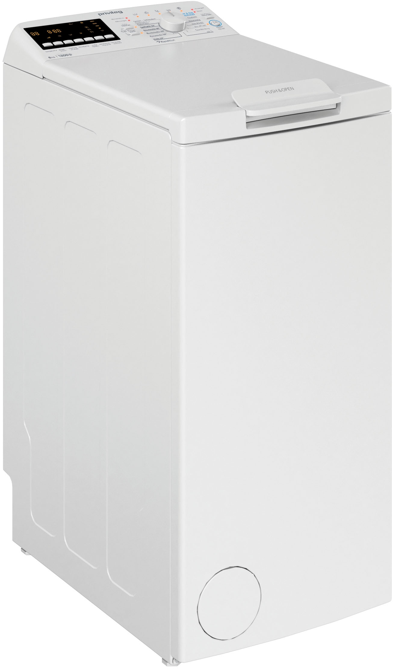 Privileg Waschmaschine Toplader »PWT Class B6S6 N«, 6 kg, 1200 U/min, Water Balance Plus