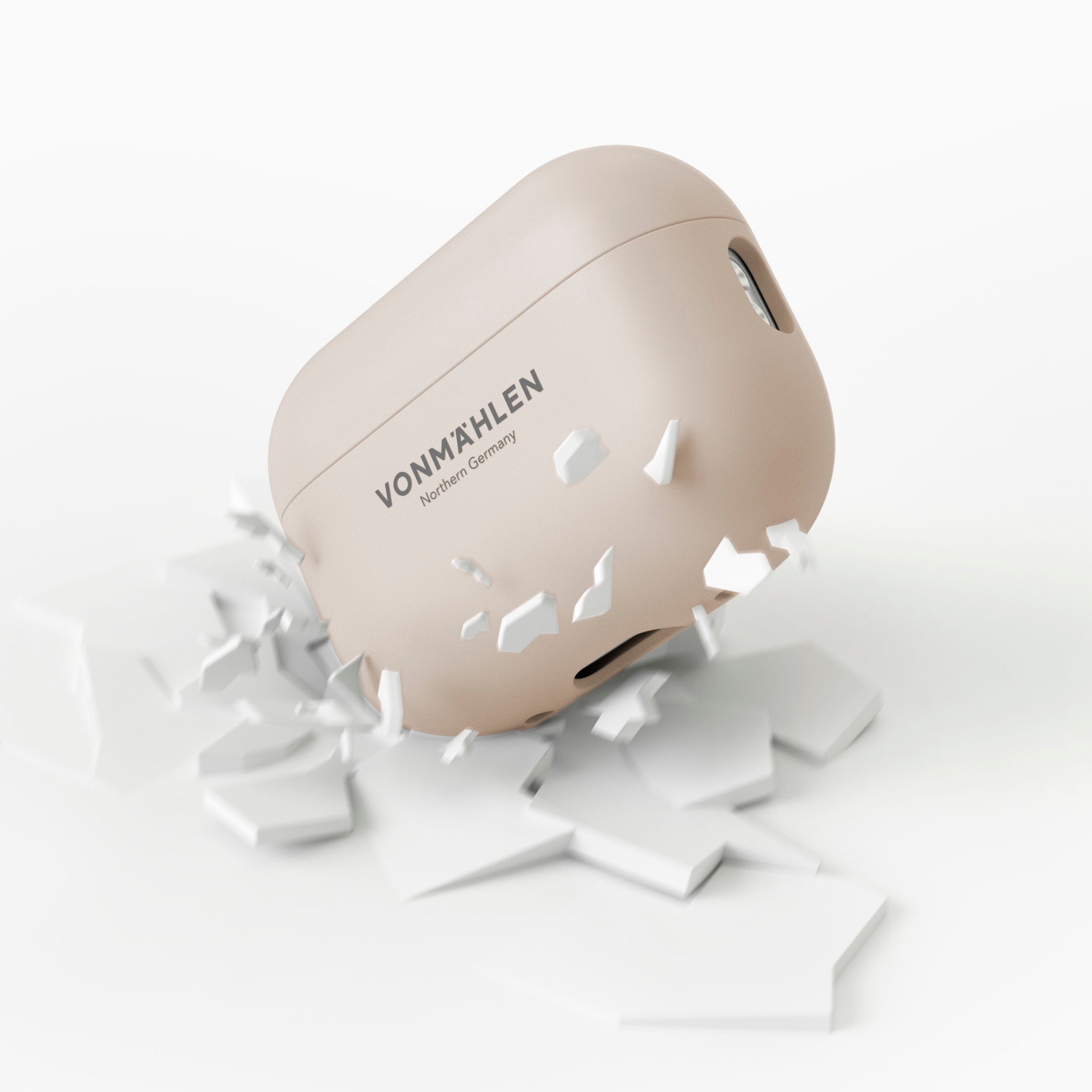 VONMÄHLEN Kopfhörer-Schutzhülle »Thin Case for AirPods Pro 2nd gen., Cream«