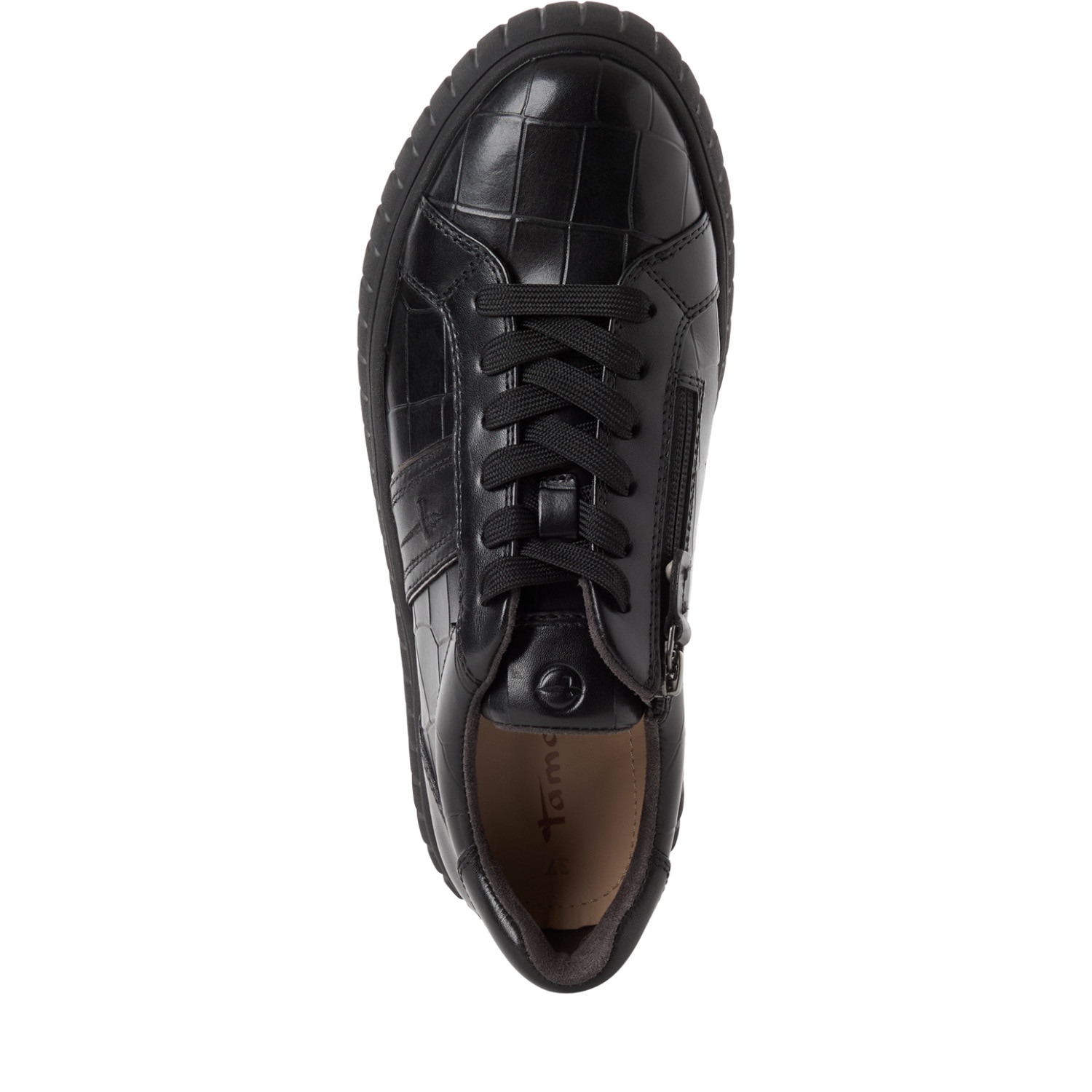 Tamaris Plateausneaker  Freizeitschuh, Halbschuh, Schnürschuh mit Ziernähten