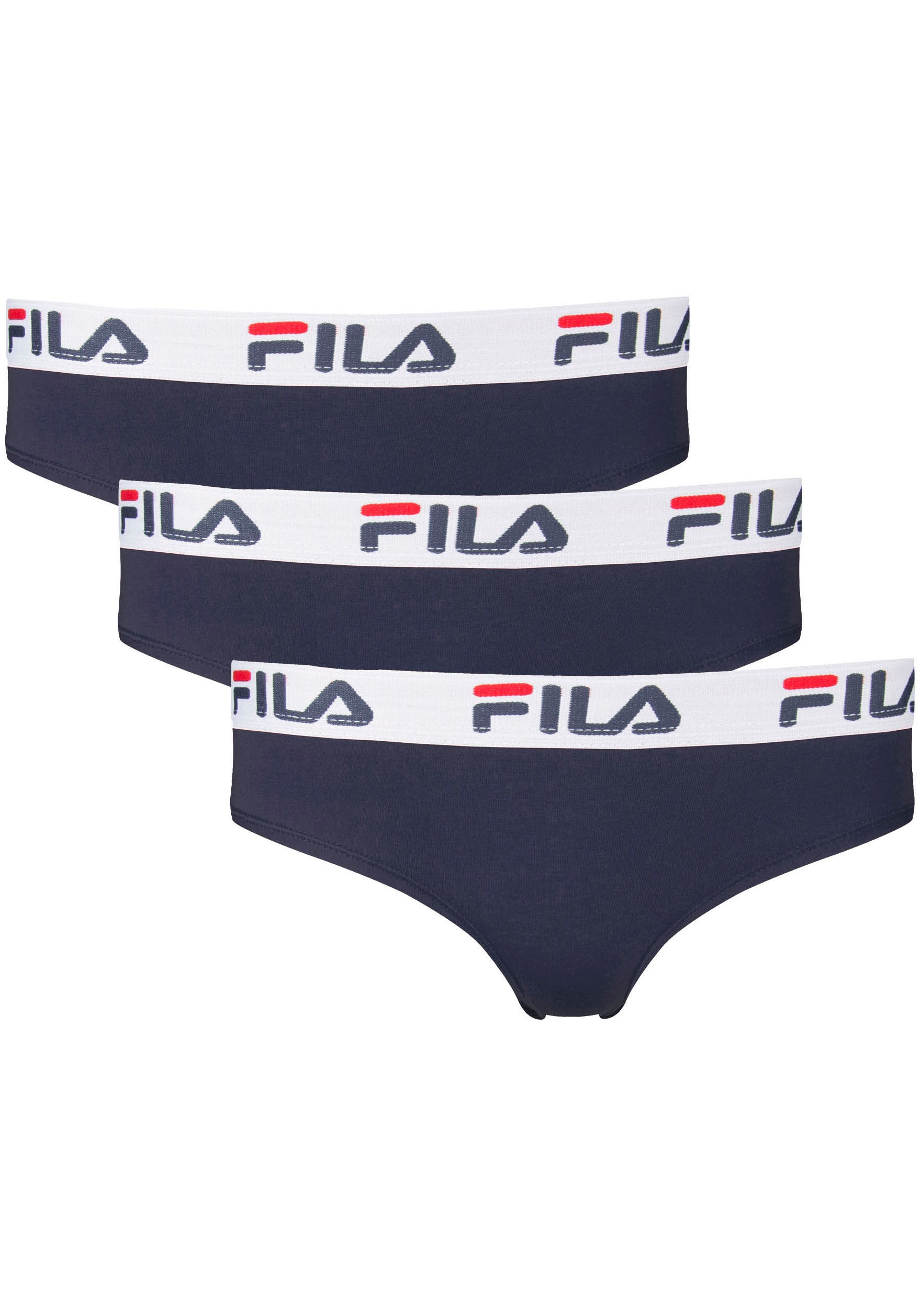 Fila Slip, (3er Pack), mit elastischem Logobund