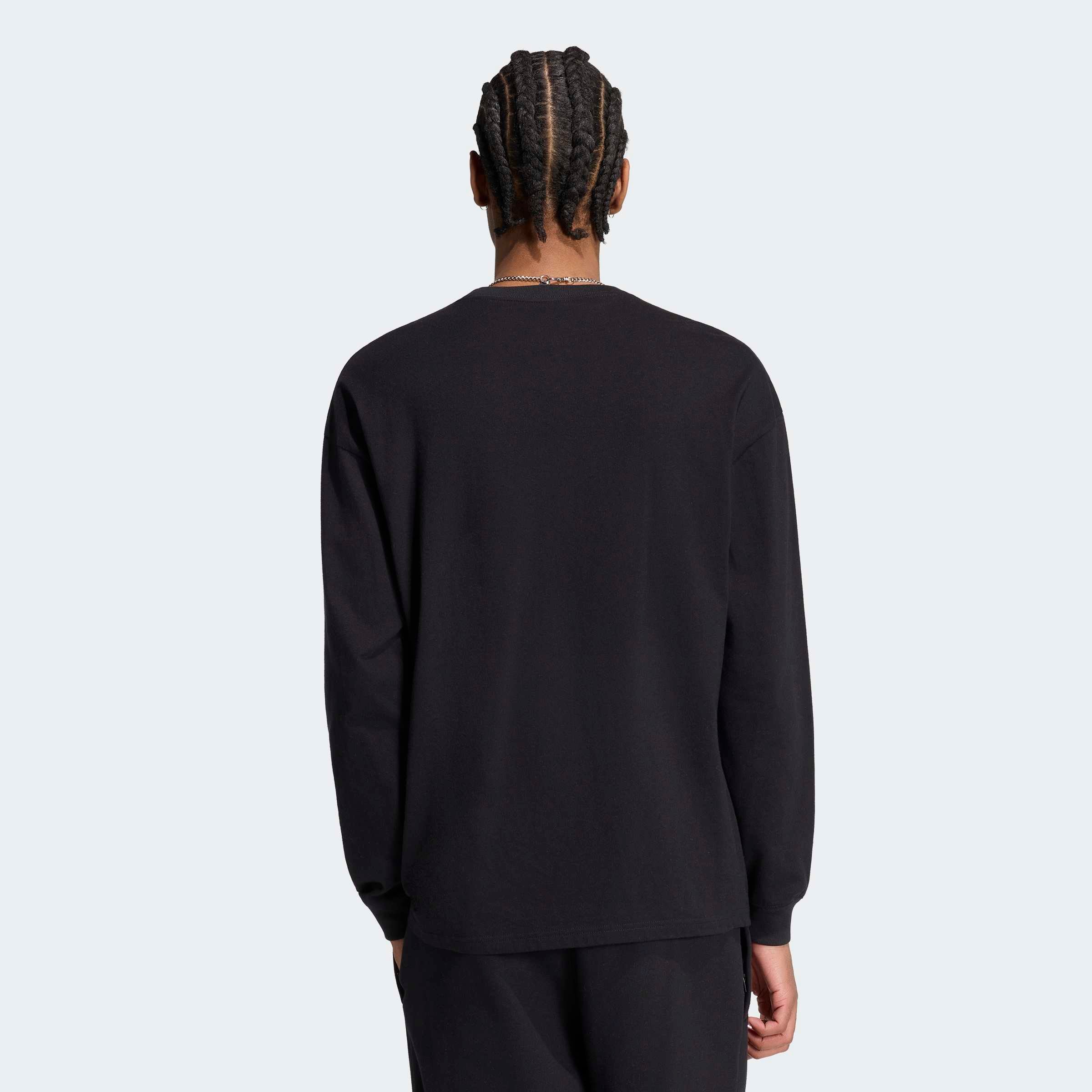 adidas Originals T-Shirt »TREFOIL ESSENTIALS LONGSLEEVE« mit Rundhalsausschnitt, in normaler Länge, Kurzarmdesign