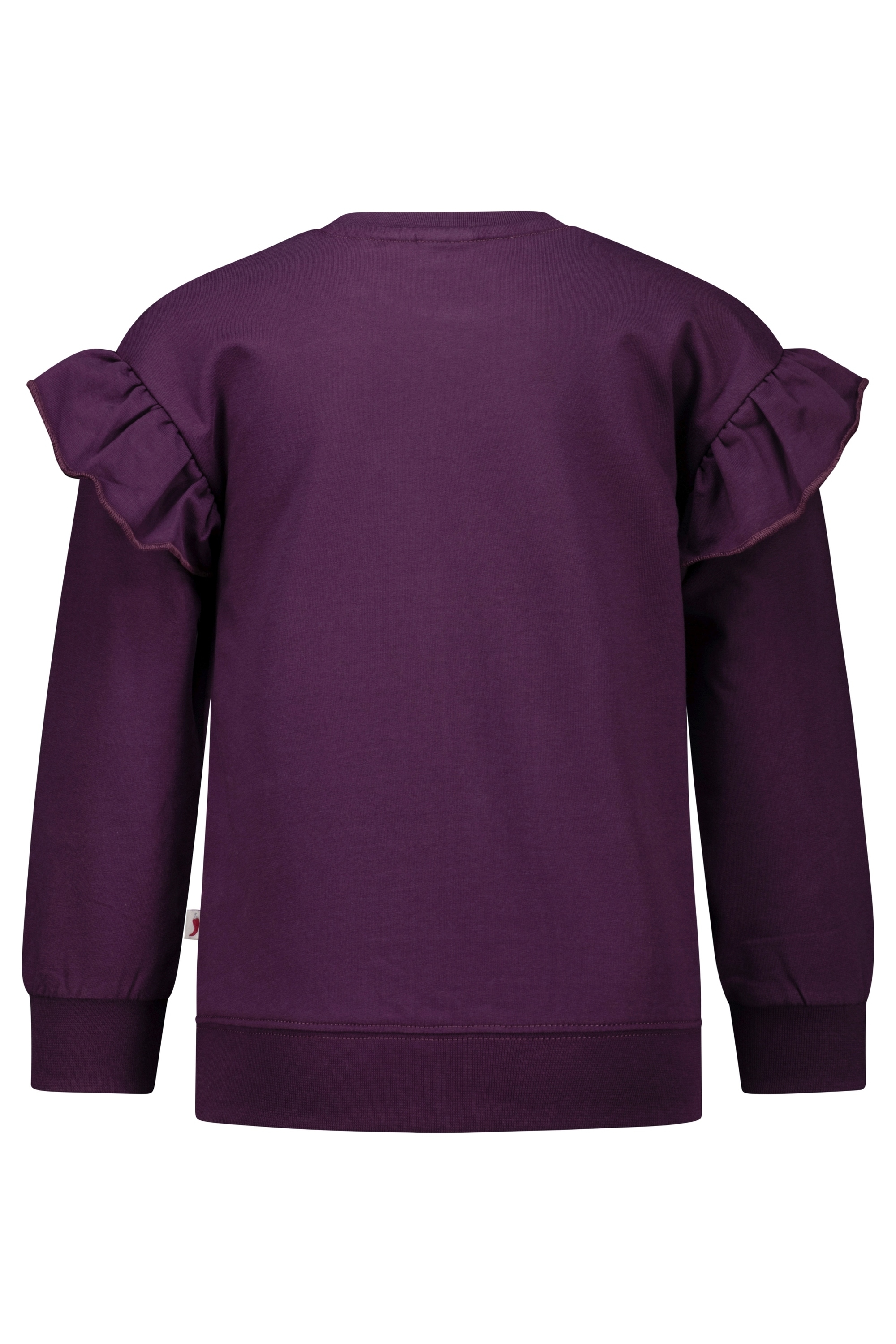 SALT AND PEPPER Sweatshirt »Paillettenherzen«, mit Rüschenkante