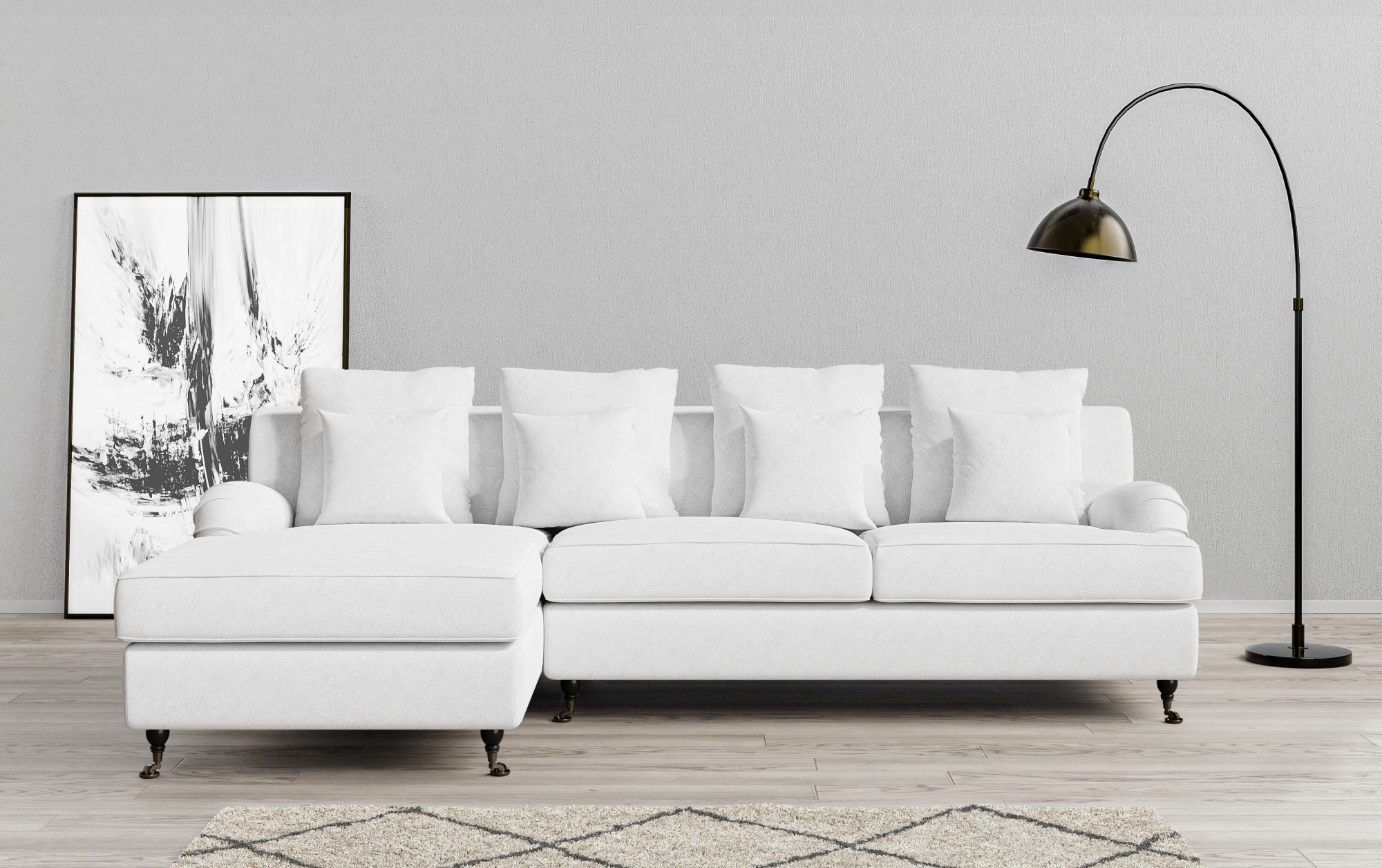 Guido Maria Kretschmer Home&Living Ecksofa "NORIN L-Form", zwei Fußarten: v günstig online kaufen
