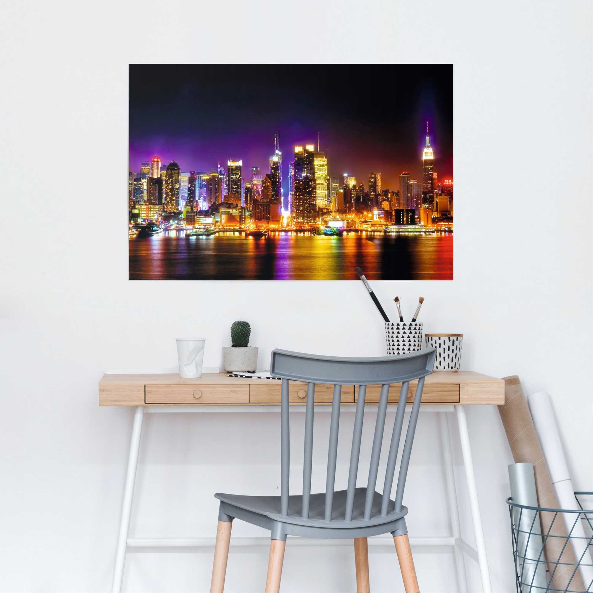 Reinders Poster "Manhattan Skyline Reflektionen" 1 Stk. tlg. günstig online kaufen