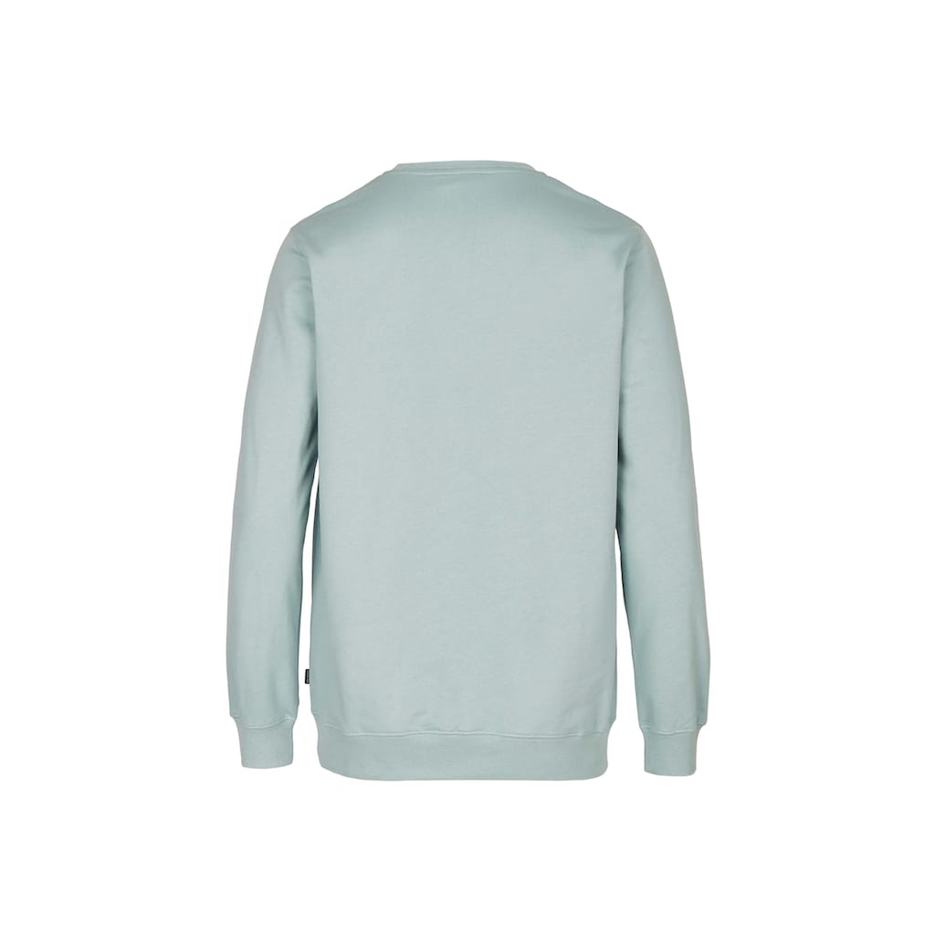 Herrenmode Sweatshirts & -jacken Cleptomanicx Sweatshirt »Ligull«, mit kleiner Möwen-Stickerei blau