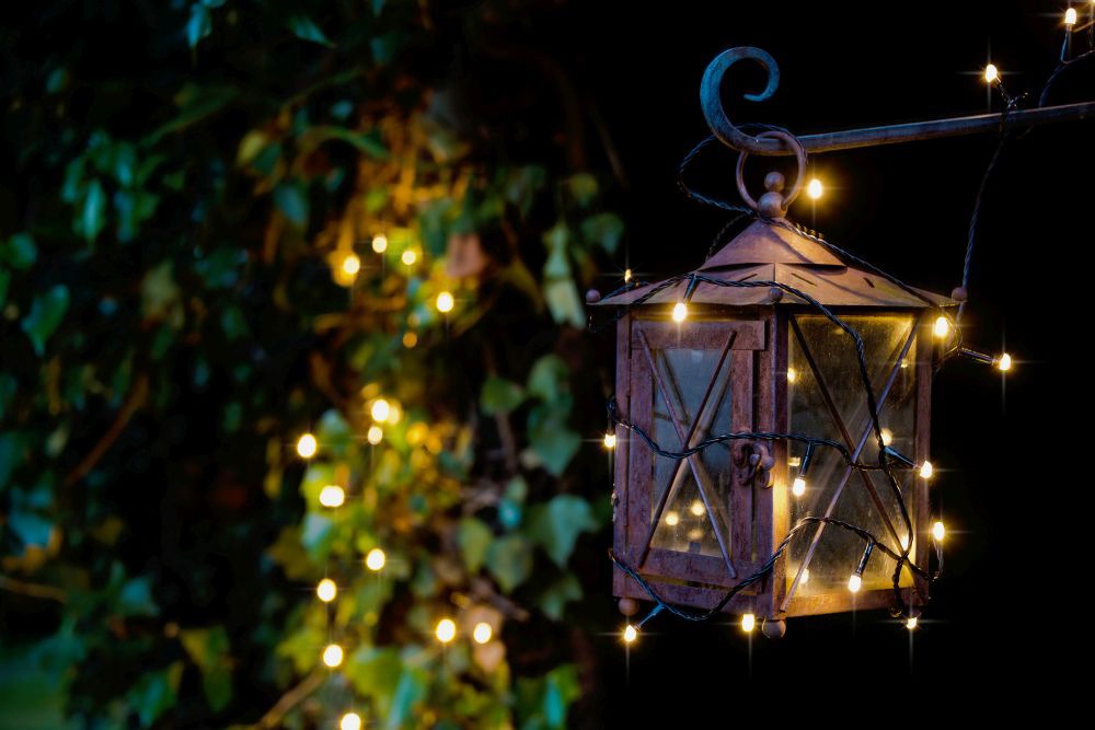 KONSTSMIDE LED-Lichterkette »Weihnachtsdeko aussen«, gefrostet, 80 warm weiße Dioden