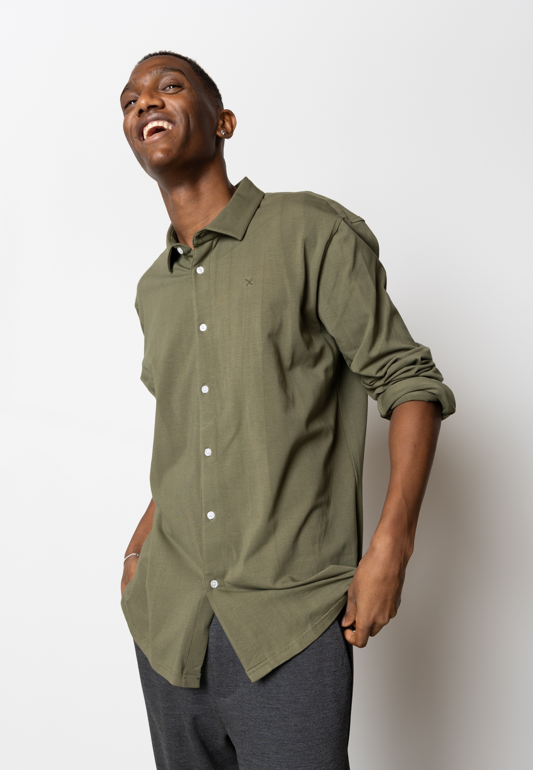 Clean Cut Copenhagen Kurzarmshirt »Clean Cut Copenhagen Clean Formal Stretch Shirt L/S« 1 Stk.