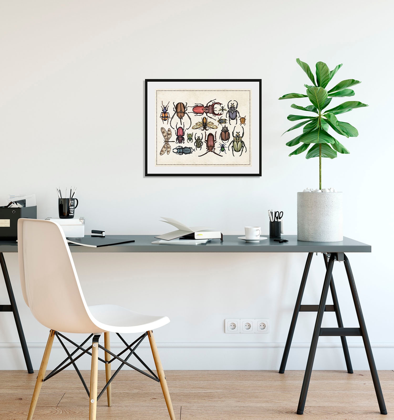 queence Bild "Das Große Krabbeln 2", Schmetterlinge-Kunst-Insekten, (1 St.) günstig online kaufen
