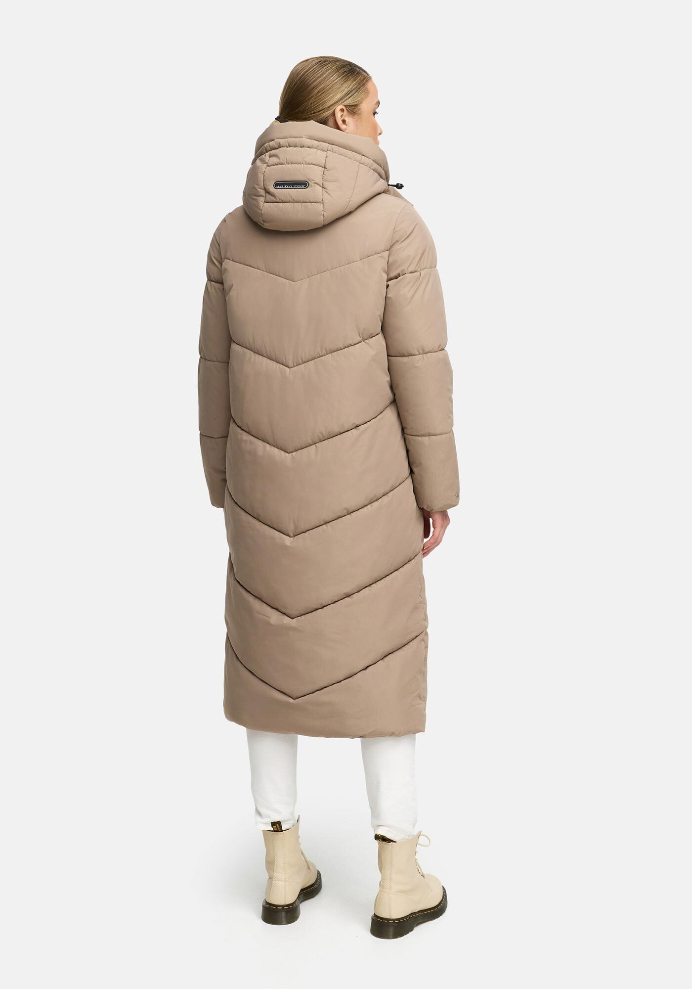 Marikoo Winterjacke »Ranja«, extra langer Damen Winter Steppmantel