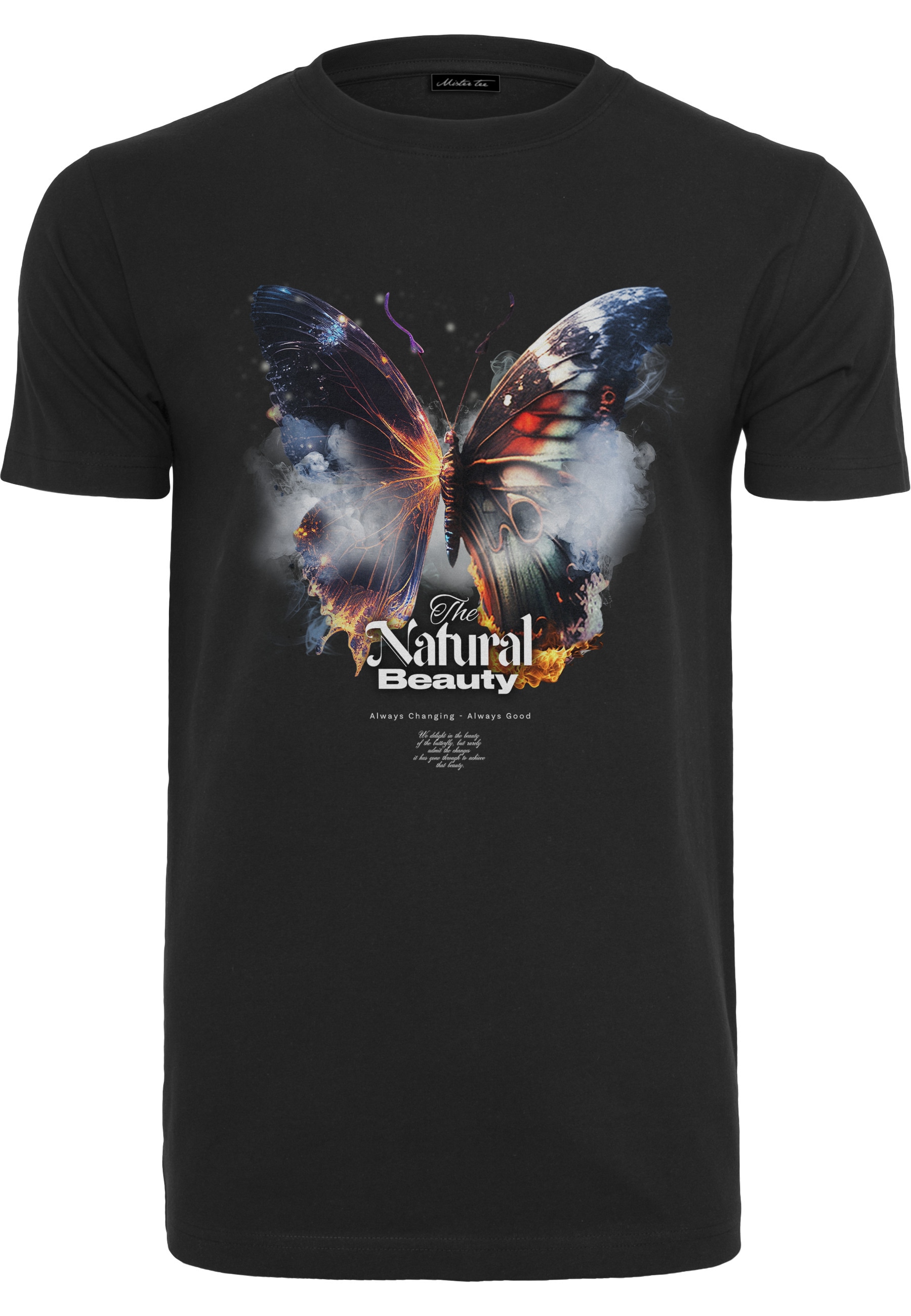 MisterTee T-Shirt "MisterTee Natural Beauty Butterfly Tee" 1 Stk.