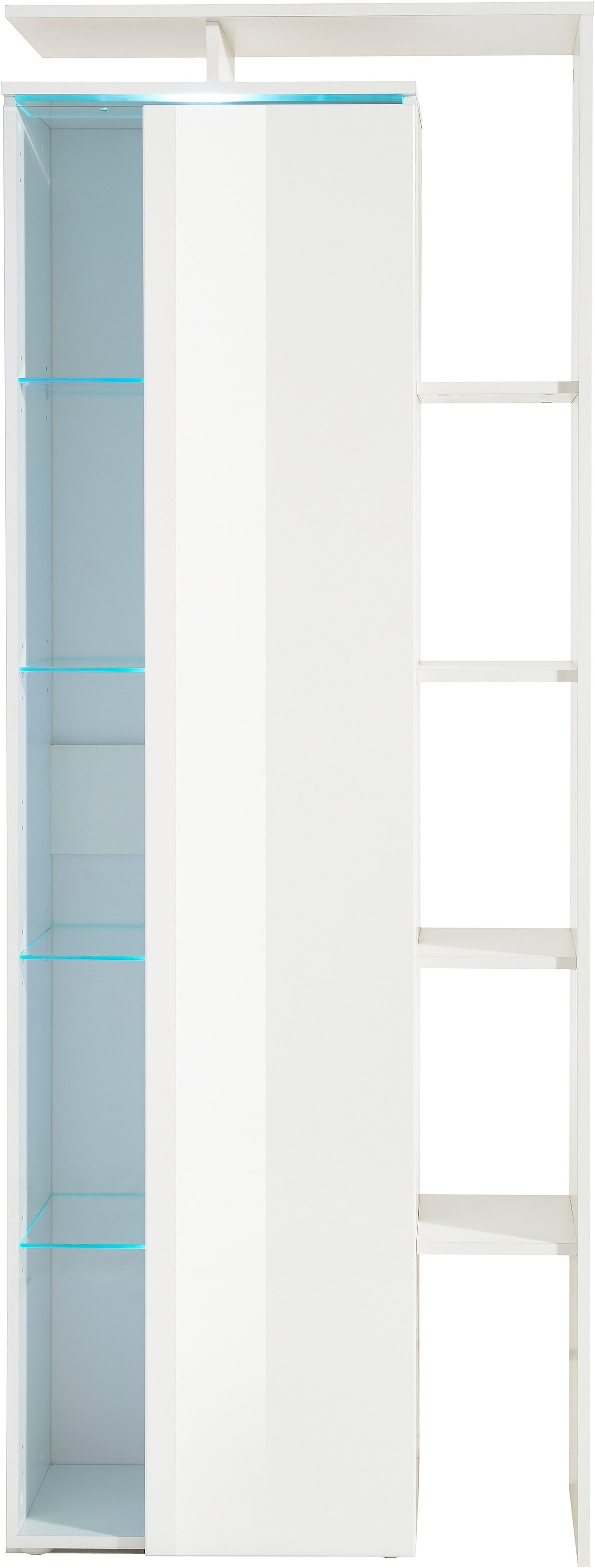 seitlichem »Lissabon«, | bestellen Regal, BAUR mit 189 cm Höhe borchardt Möbel Standvitrine
